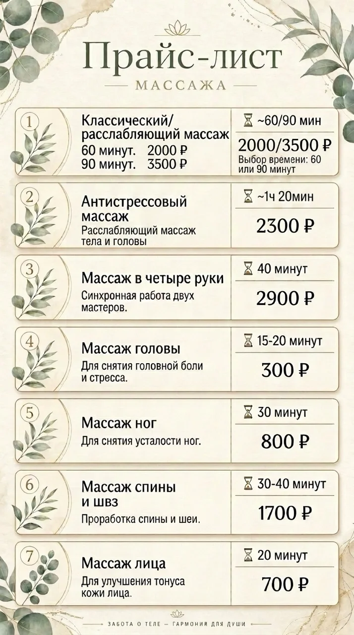 Массаж тела - миниатюра 3