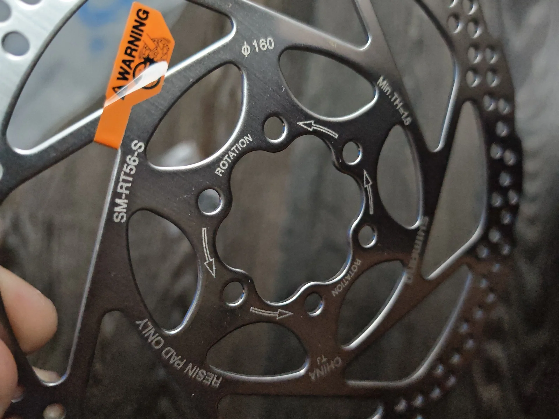 Тормозные диски Shimano SM-RT56-S 160мм 6 болтов - миниатюра 4