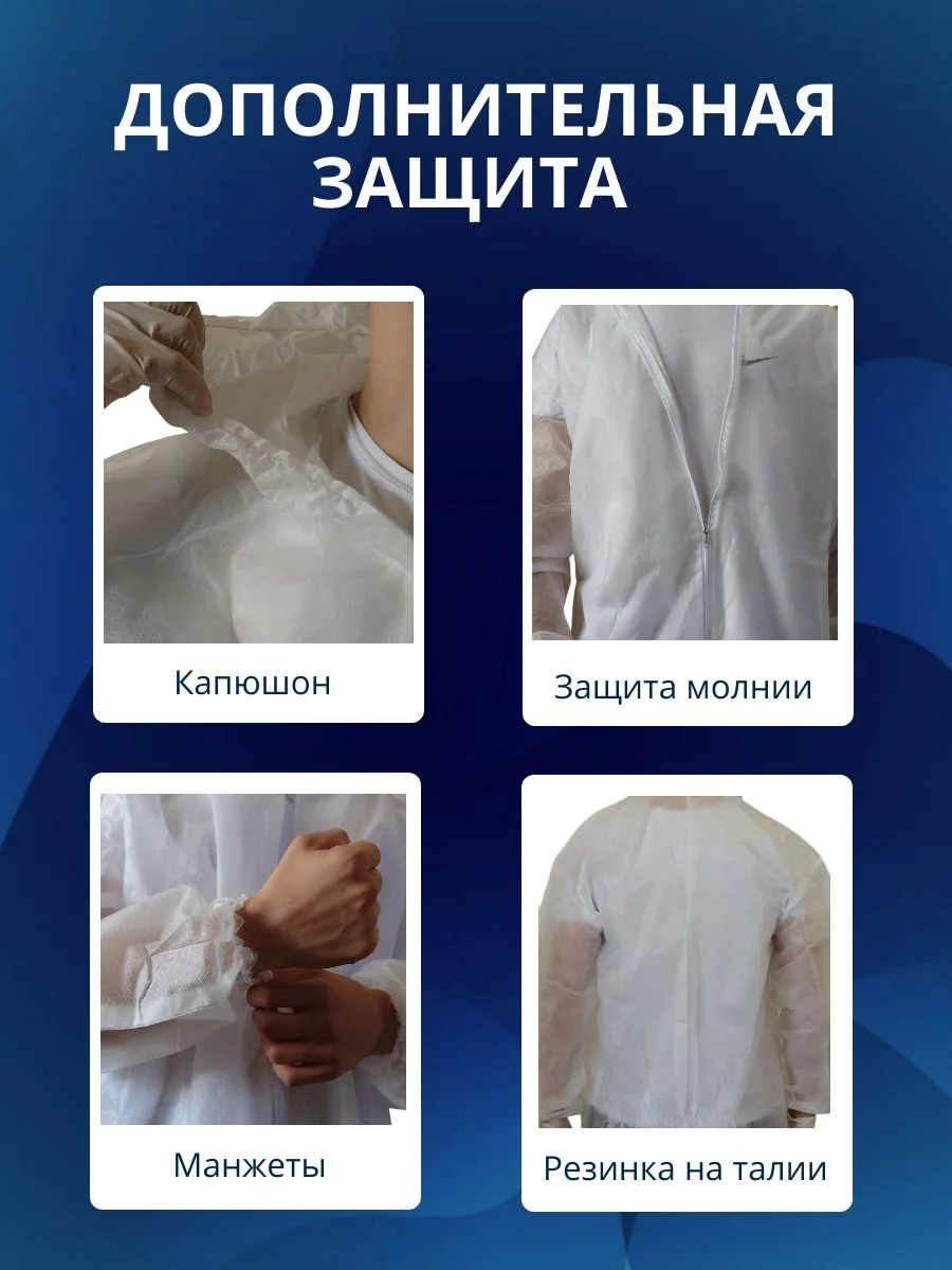 Комбинезон Каспер, респираторы, очки, наборы - миниатюра 2