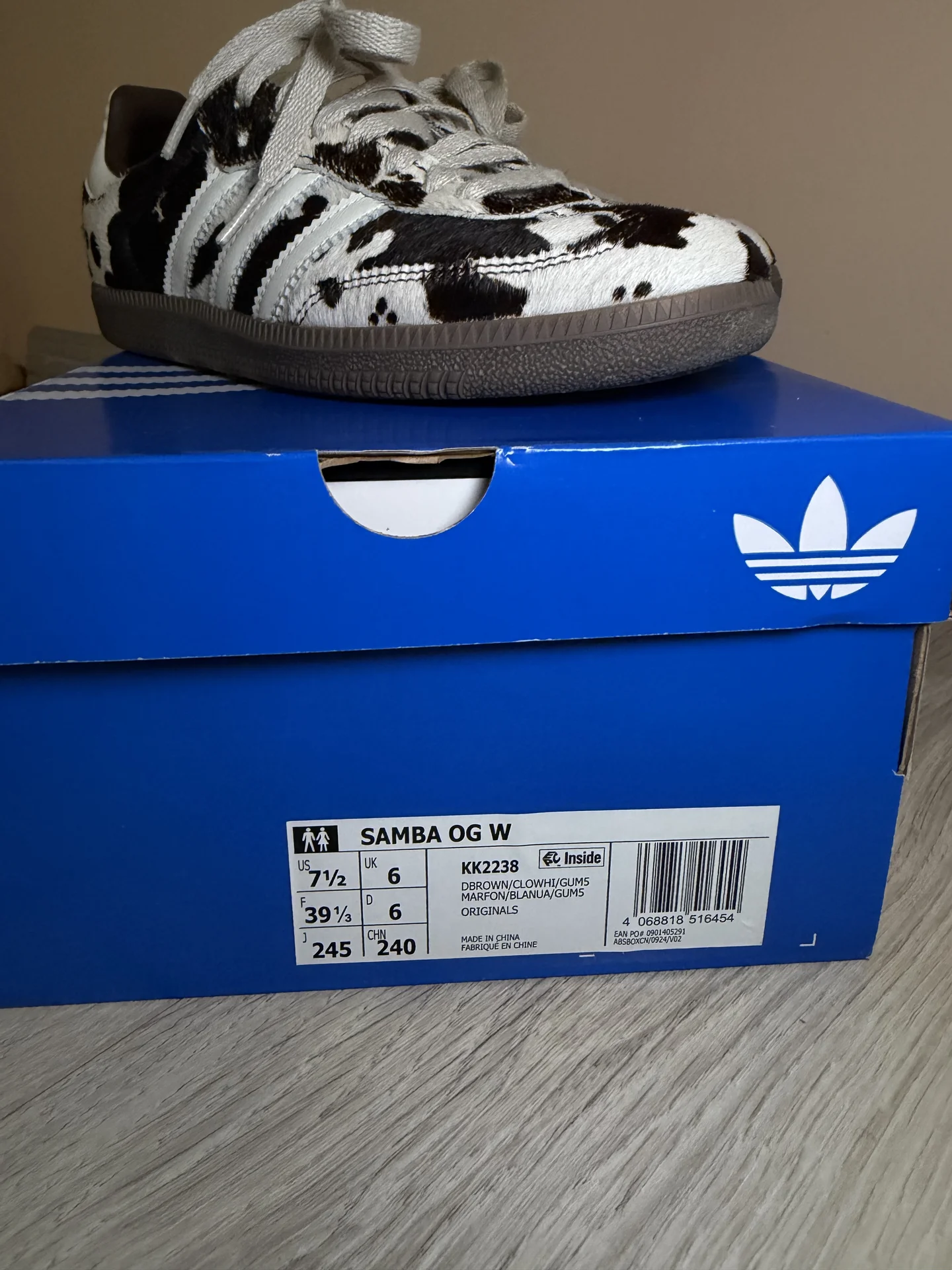 adidas samba cow print - миниатюра 4