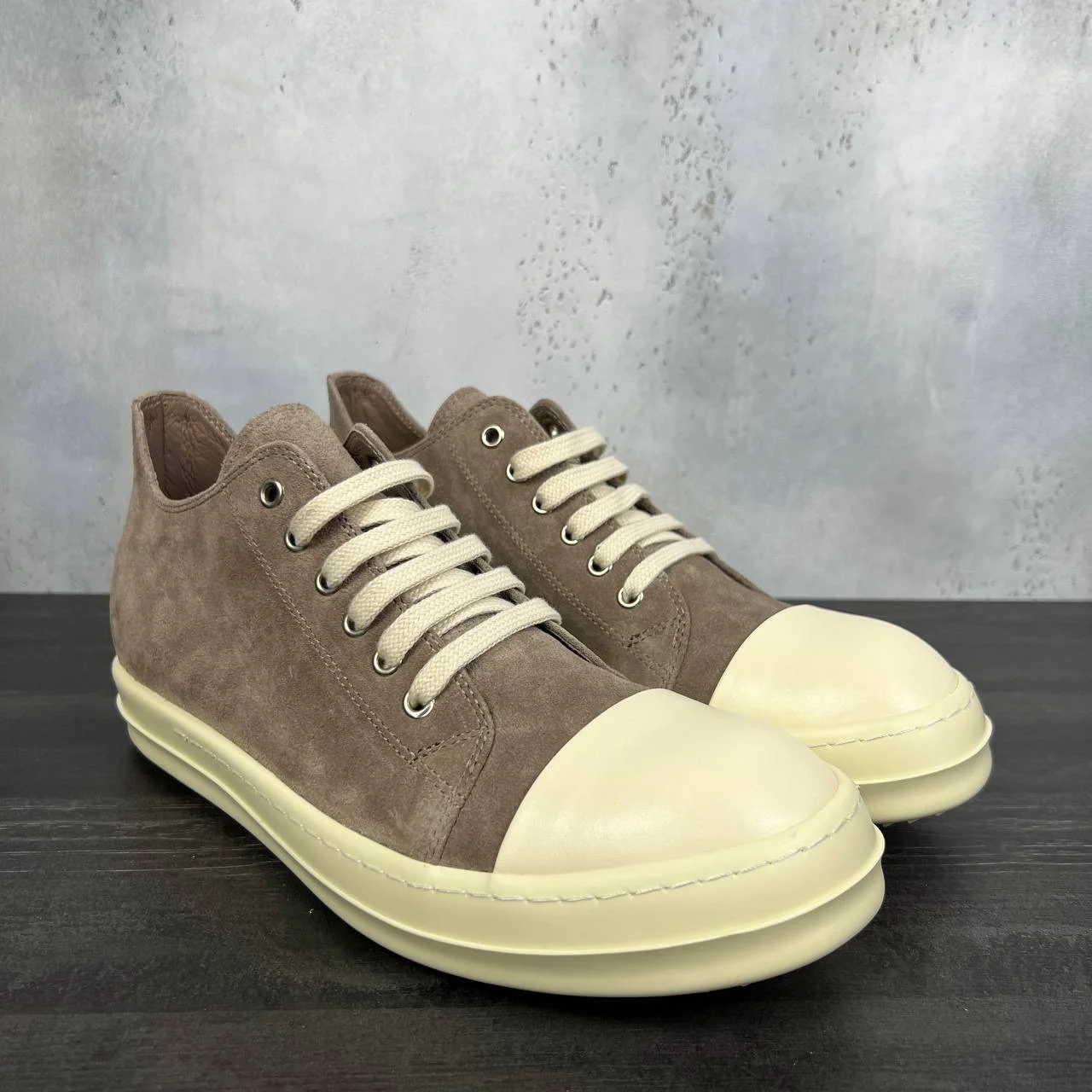 Rick Owens ramones suede dust low - изображение 1