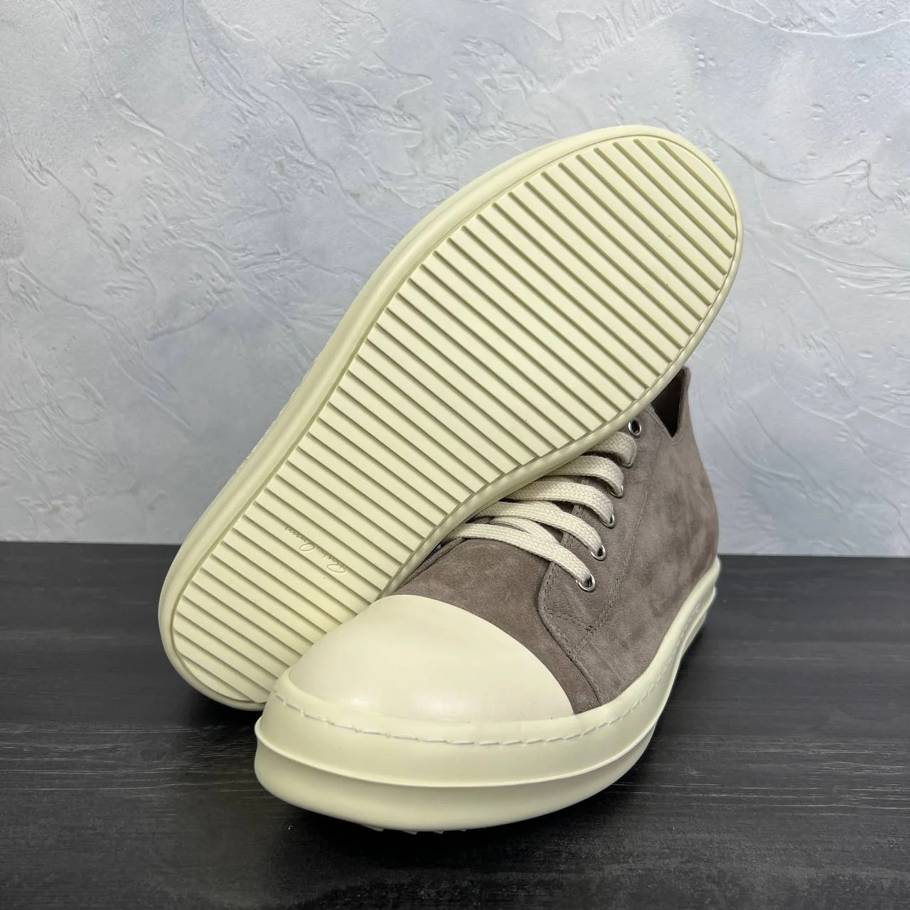 Rick Owens ramones suede dust low - миниатюра 5