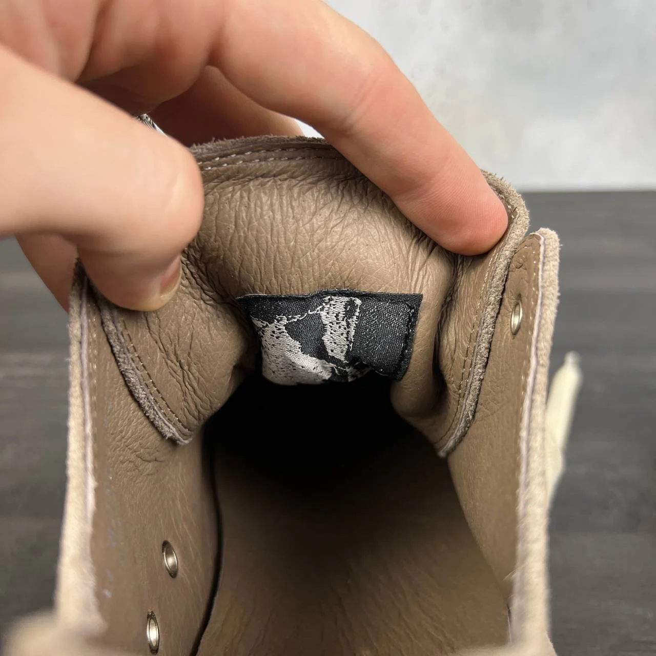 Rick Owens ramones suede dust low - миниатюра 6