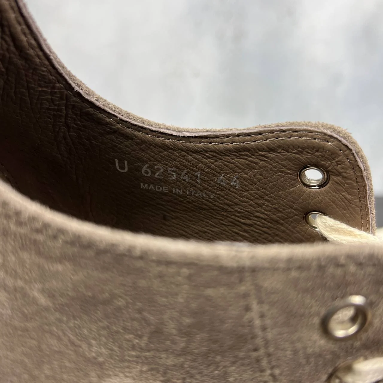 Rick Owens ramones suede dust low - миниатюра 7