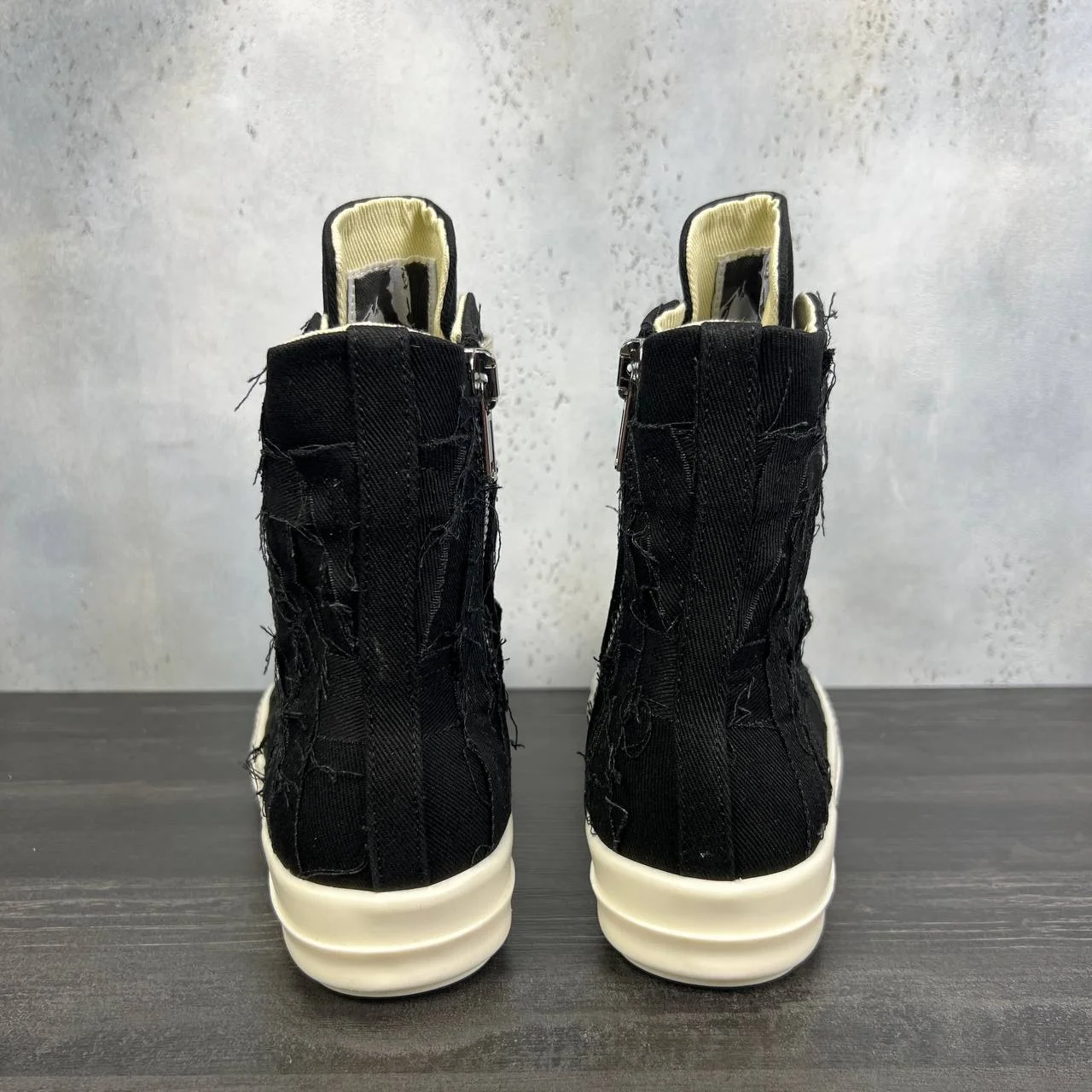 Rick Owens ramones slashed High 38-46 IT - миниатюра 3