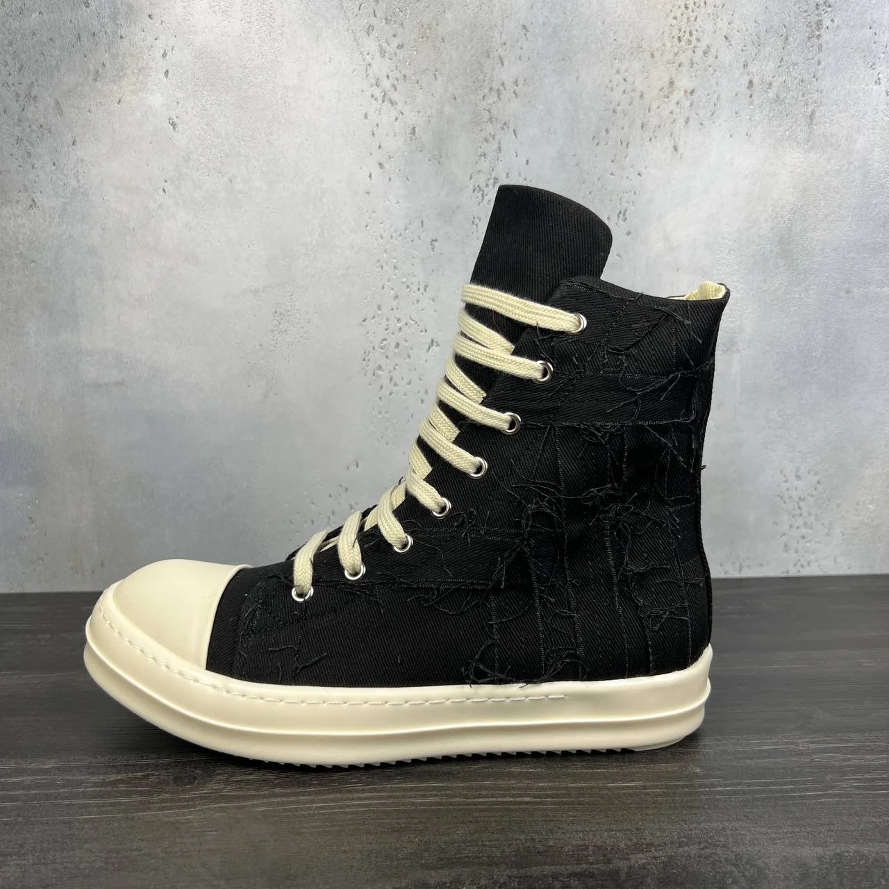 Rick Owens ramones slashed High 38-46 IT - миниатюра 4