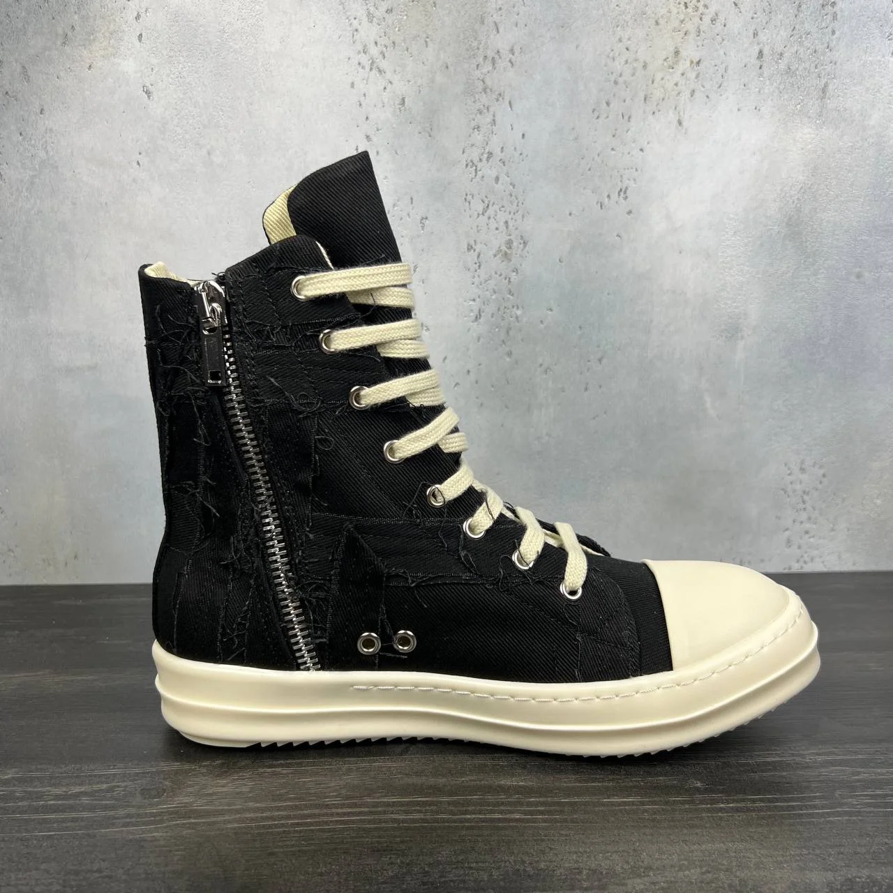 Rick Owens ramones slashed High 38-46 IT - миниатюра 5