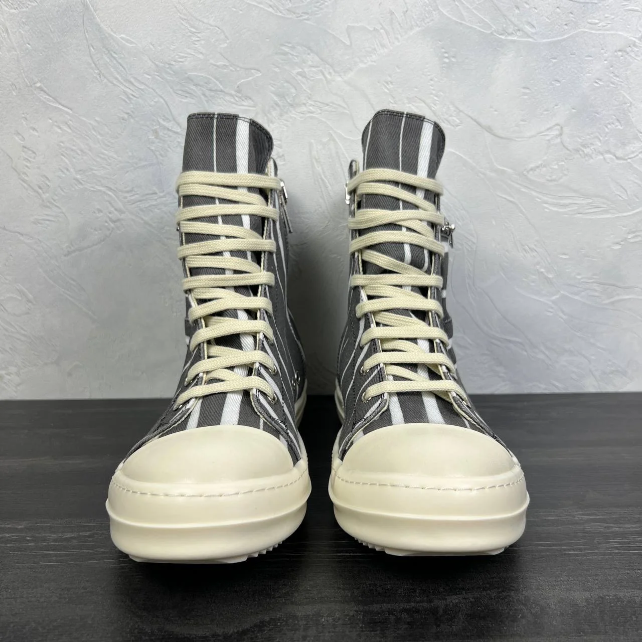 Rick owens ramones zebra high 38-46IT - миниатюра 2