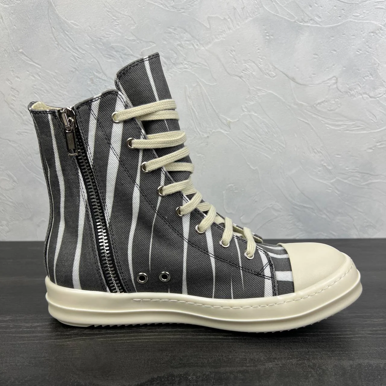 Rick owens ramones zebra high 38-46IT - миниатюра 5