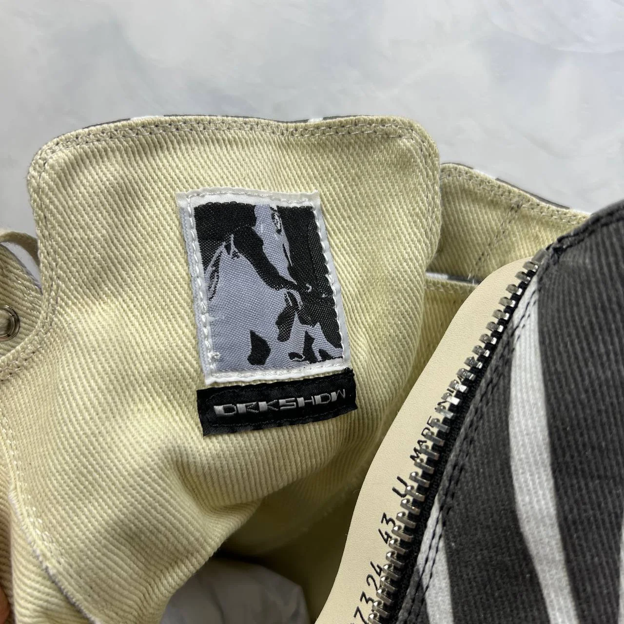 Rick owens ramones zebra high 38-46IT - миниатюра 8