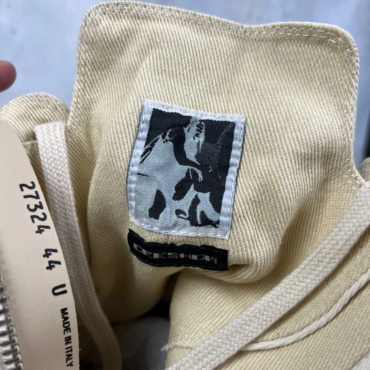 Rick Owens abstract milk high 38-46 IT - миниатюра 8