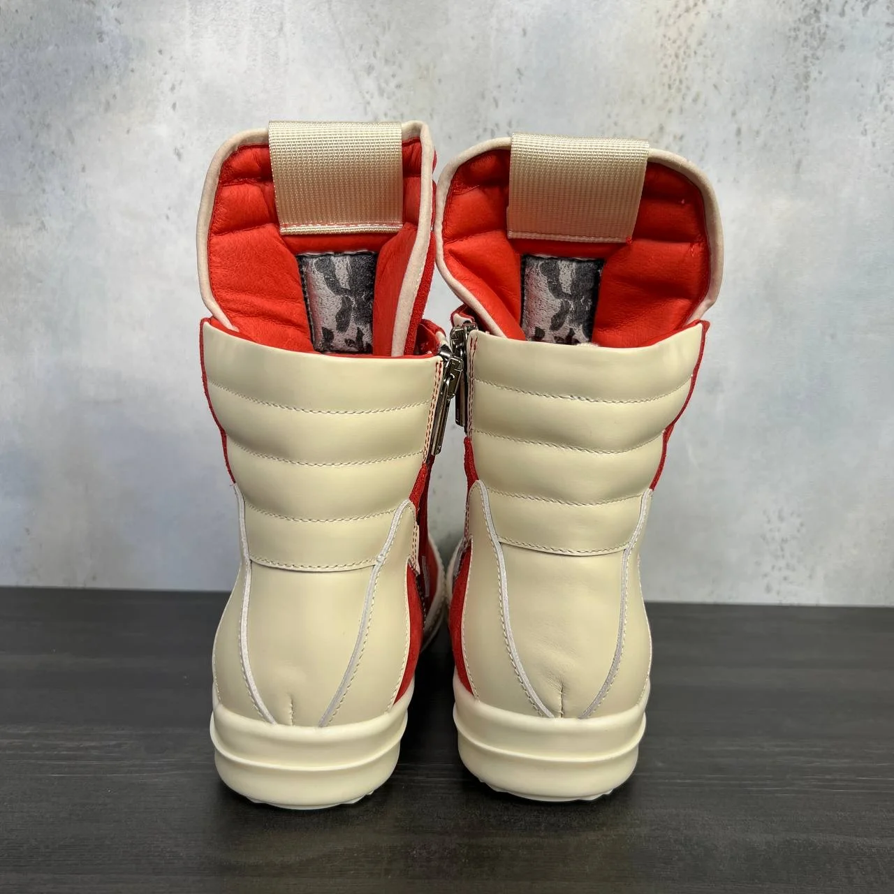 Rick Owens geobasket red suede 41-46 IT - миниатюра 5