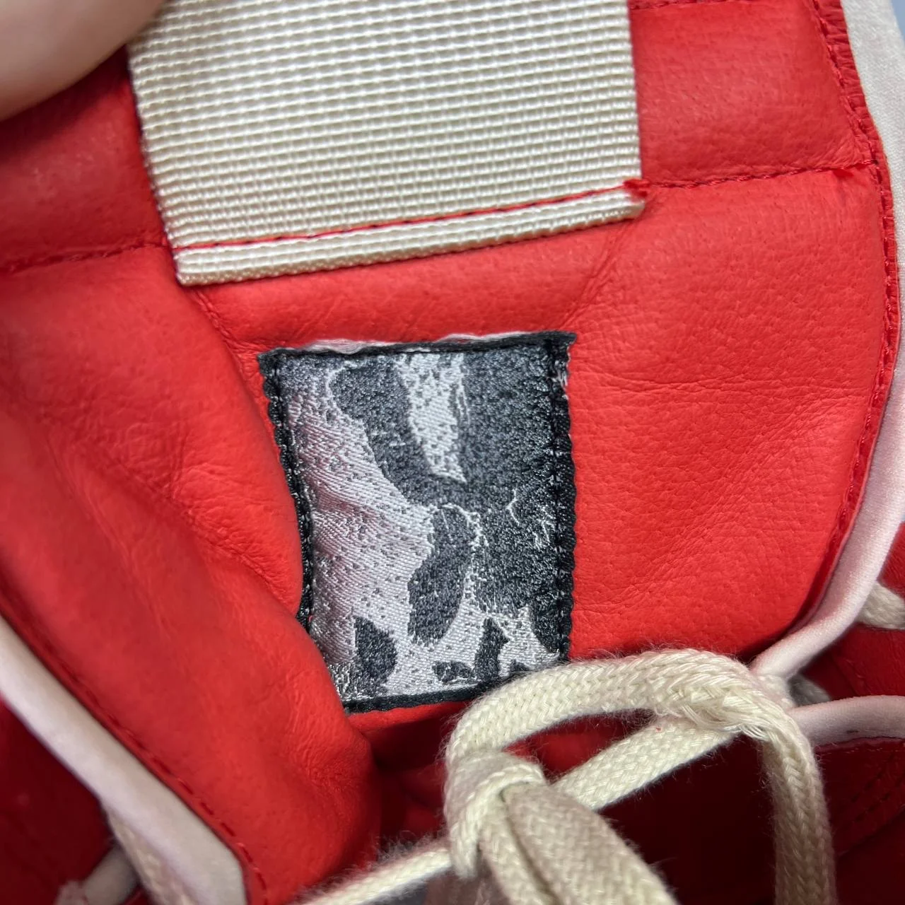 Rick Owens geobasket red suede 41-46 IT - миниатюра 8