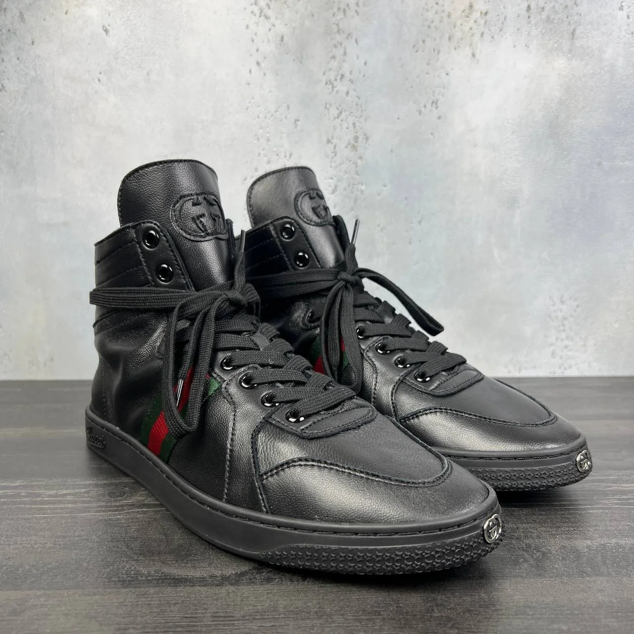 Gucci stretch high top sneakers 41-46 IT - изображение 1