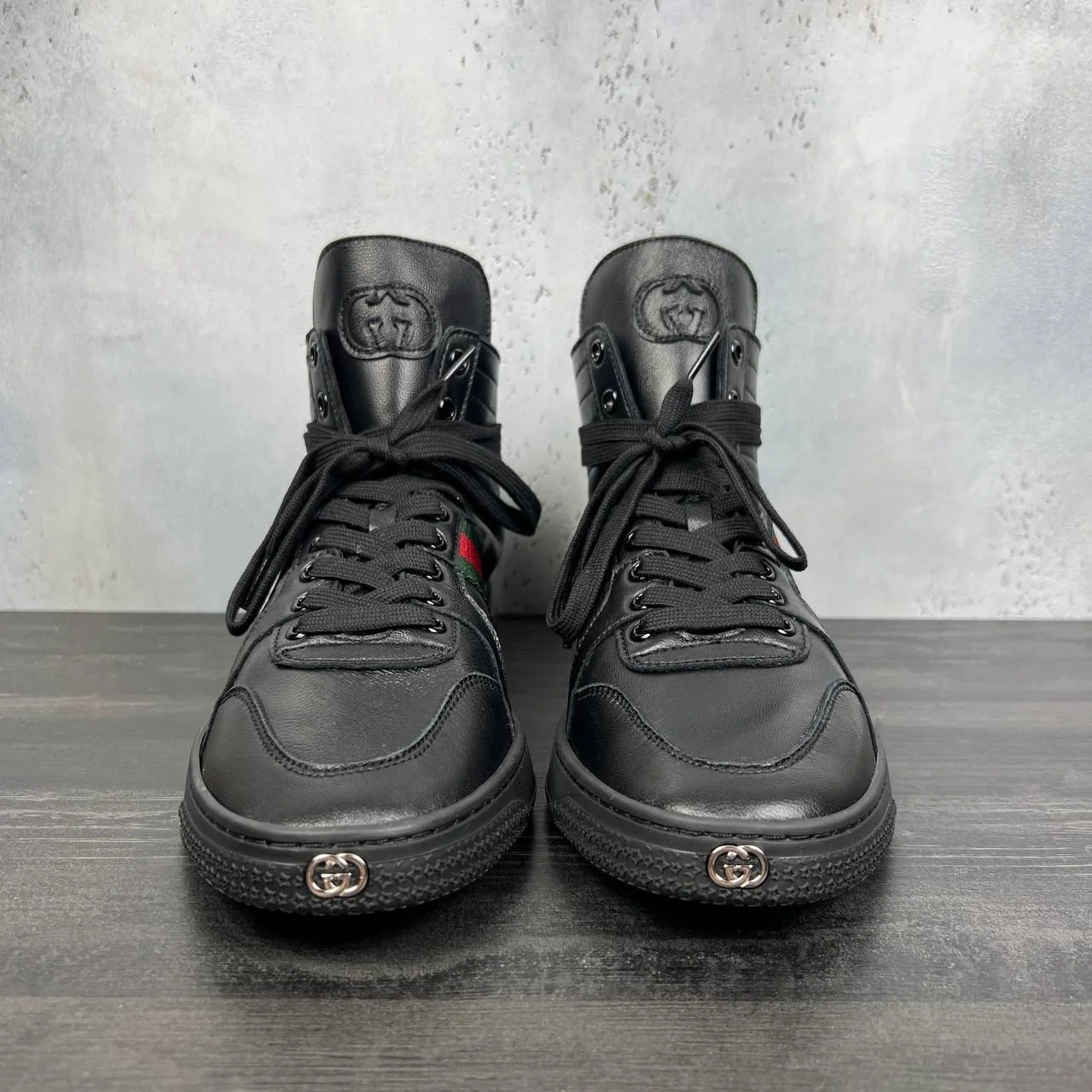 Gucci stretch high top sneakers 41-46 IT - миниатюра 2