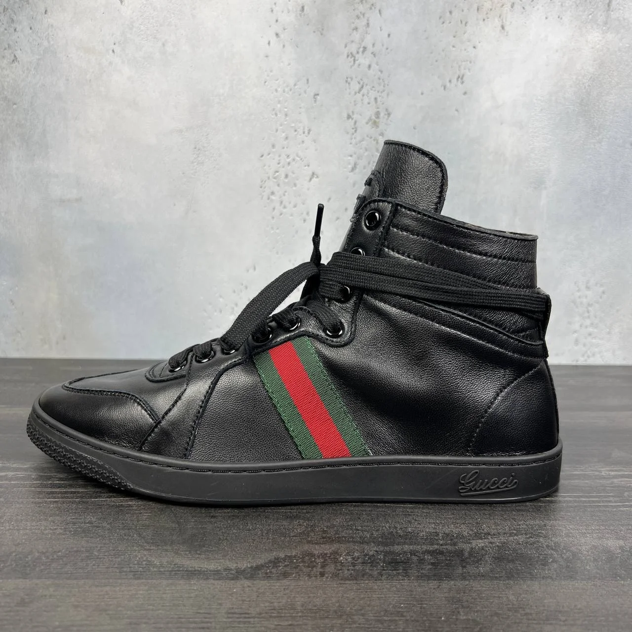 Gucci stretch high top sneakers 41-46 IT - миниатюра 4