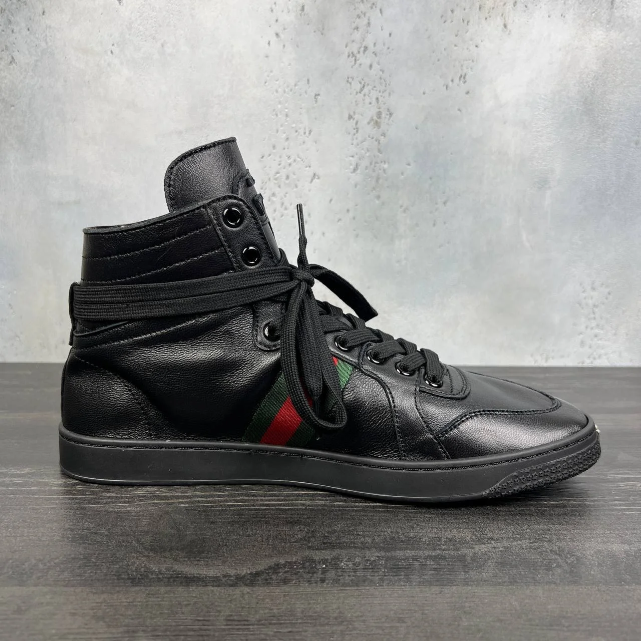 Gucci stretch high top sneakers 41-46 IT - миниатюра 5