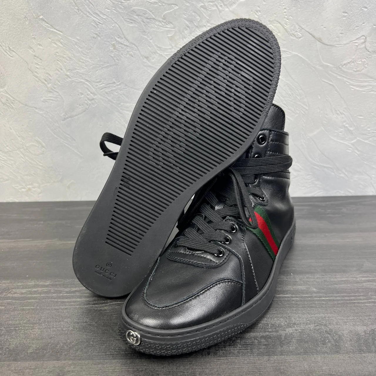 Gucci stretch high top sneakers 41-46 IT - миниатюра 6