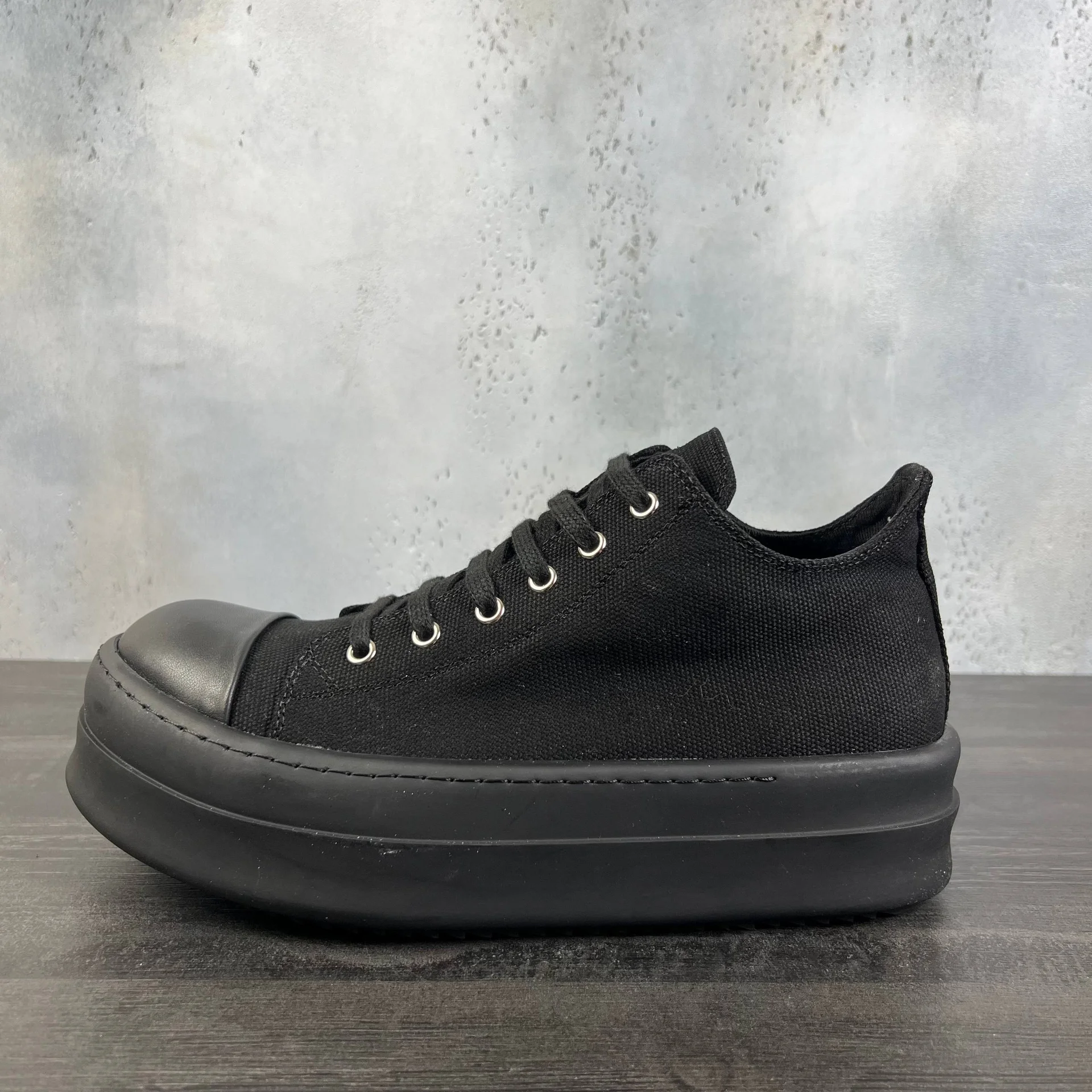 rick owens ramones double bumper black low 38-46IT - миниатюра 4
