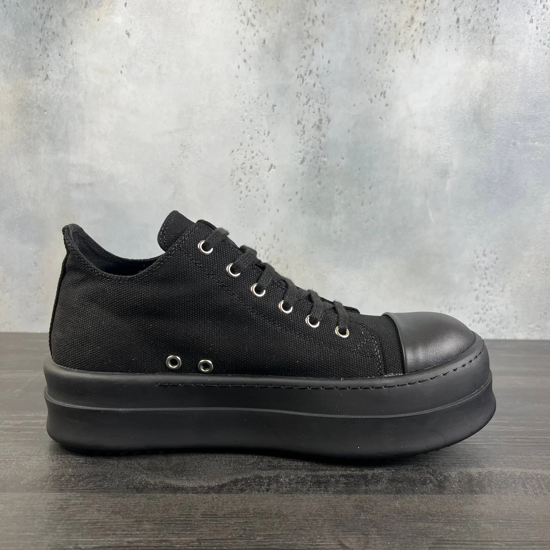 rick owens ramones double bumper black low 38-46IT - миниатюра 5