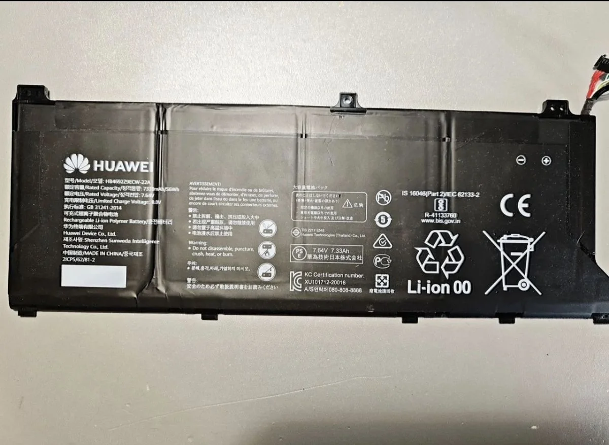 Оригинальная батарея ноутбука Huawei MateBook D 14