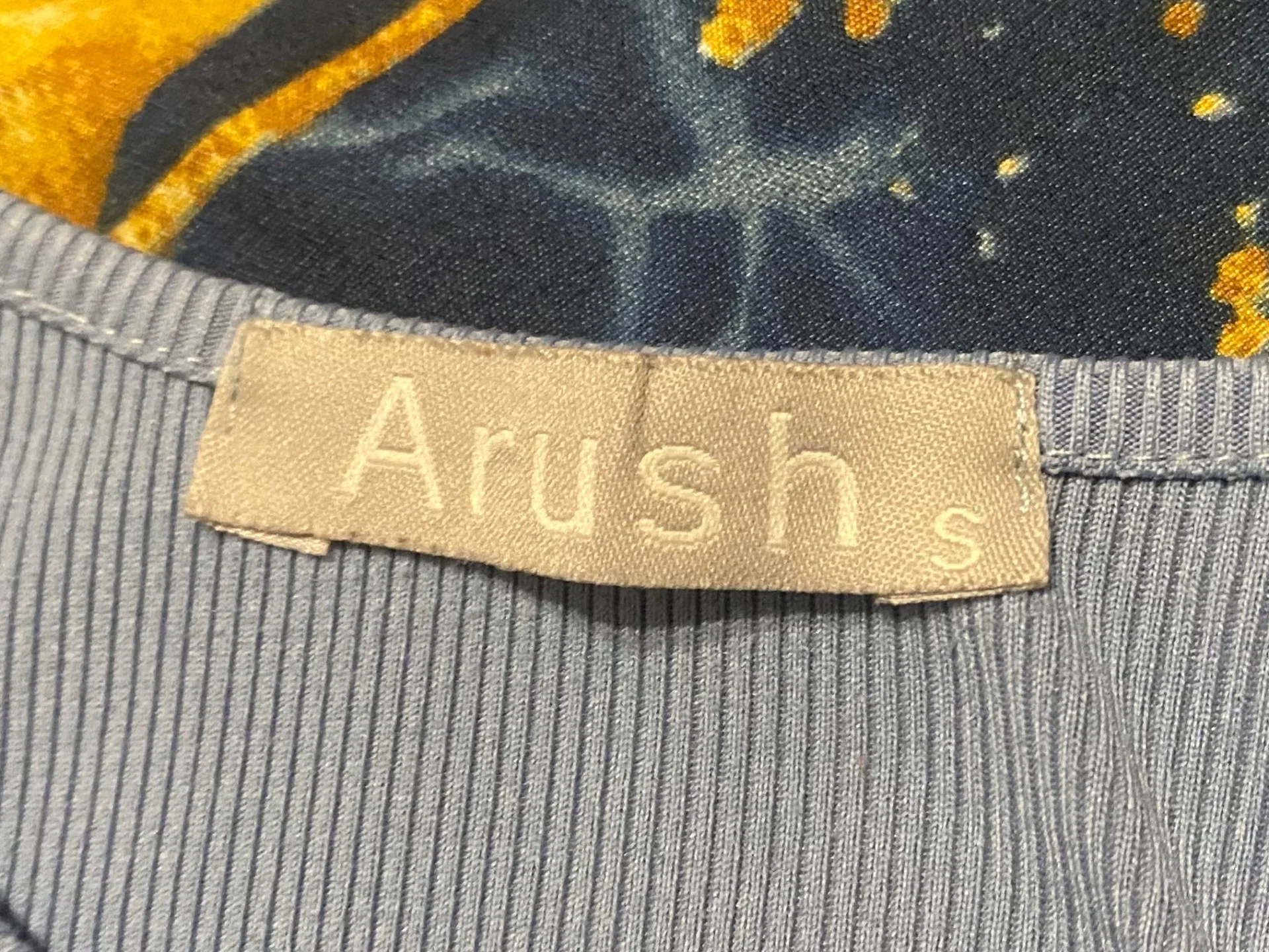 Голубая кофта с завязками (s) - миниатюра 3