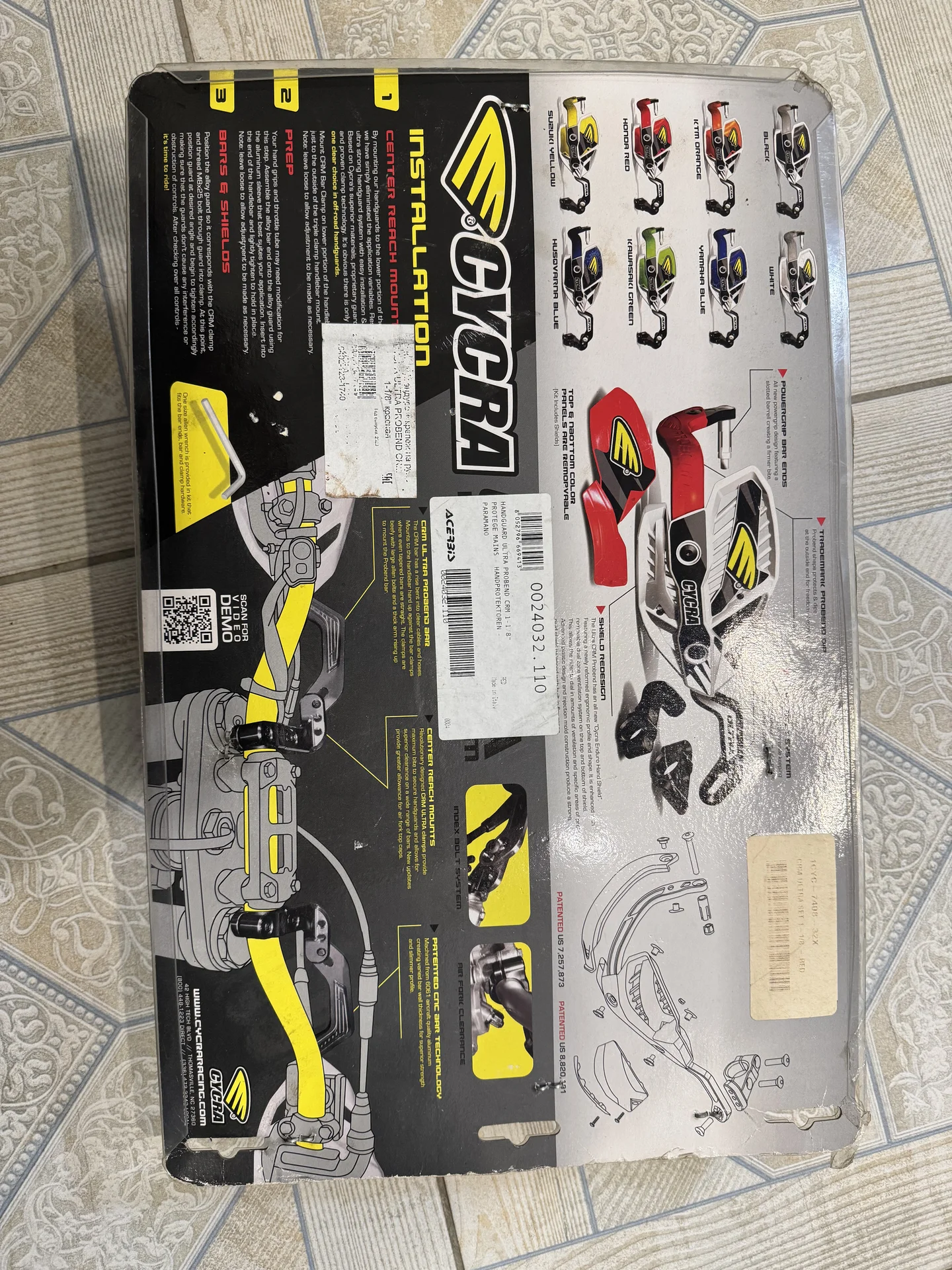 Защита рук Cycra ultra probend crm 1-1/8” красная - миниатюра 2