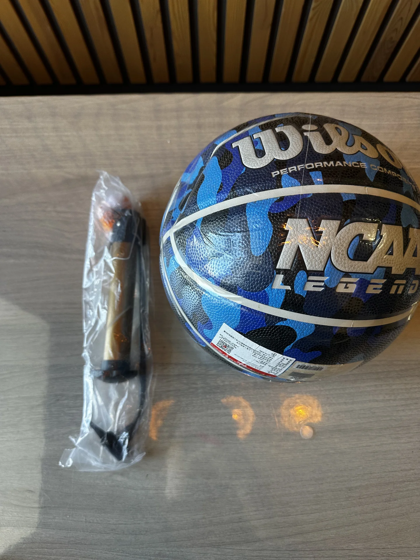 баскетбльный мяч wilson ncaa legen pu 7 с насосом