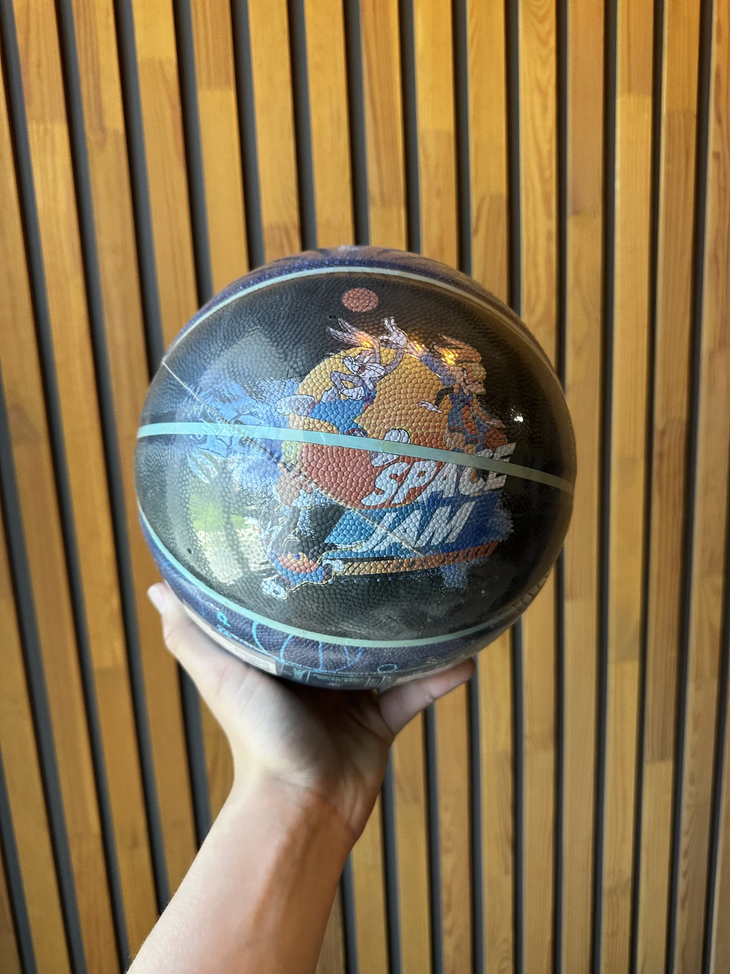 баскетбольный мяч spalding spase jam 7 - миниатюра 5
