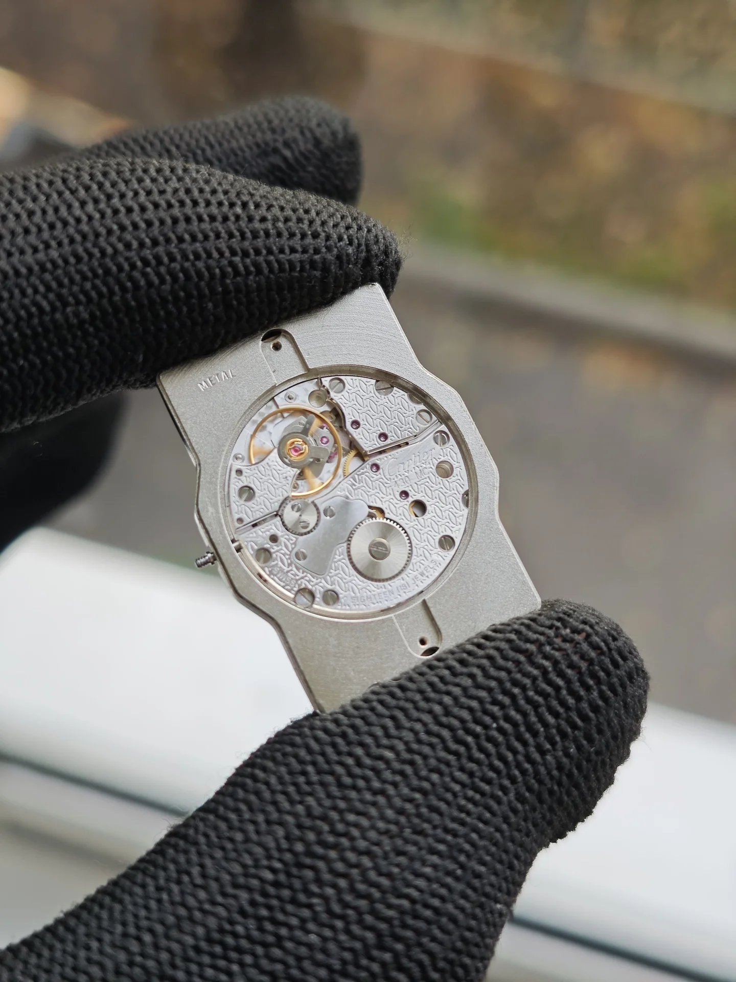 механизм от часов Cartier 450 MC Швейцария - миниатюра 4