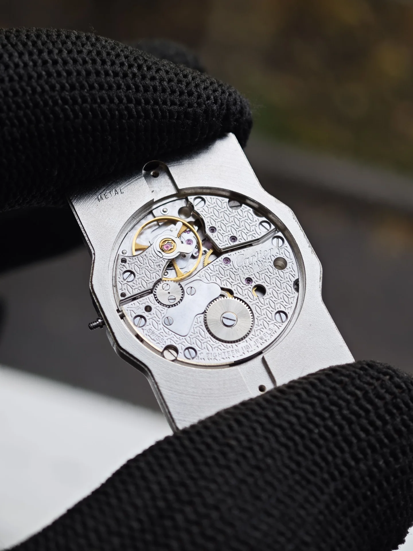 механизм от часов Cartier 450 MC Швейцария - миниатюра 5