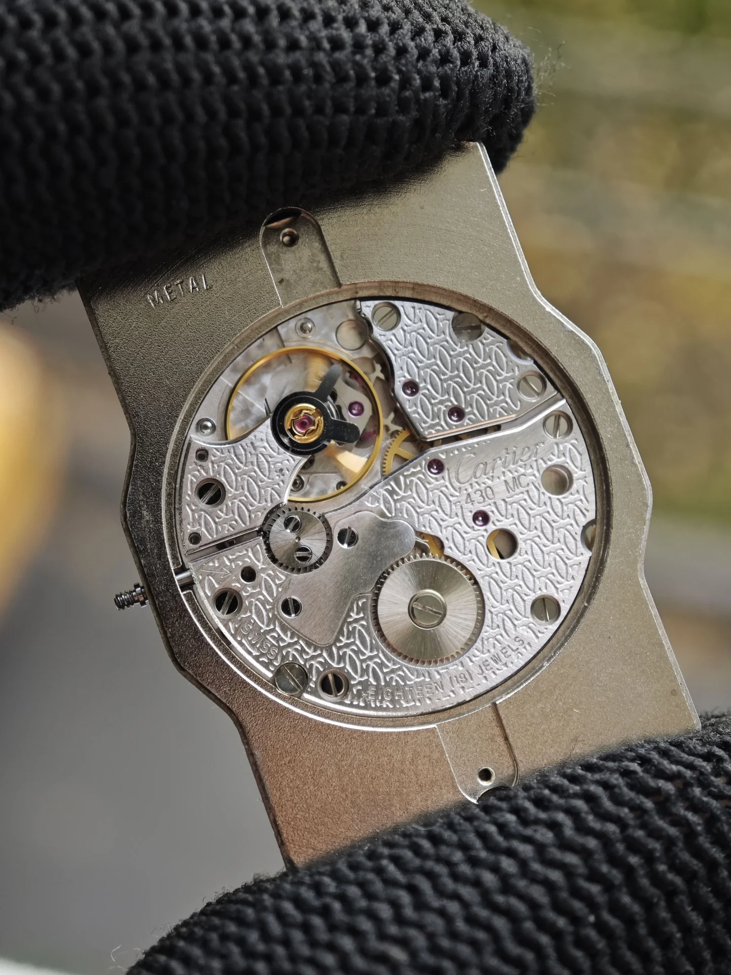 механизм от часов Cartier 450 MC Швейцария - миниатюра 7