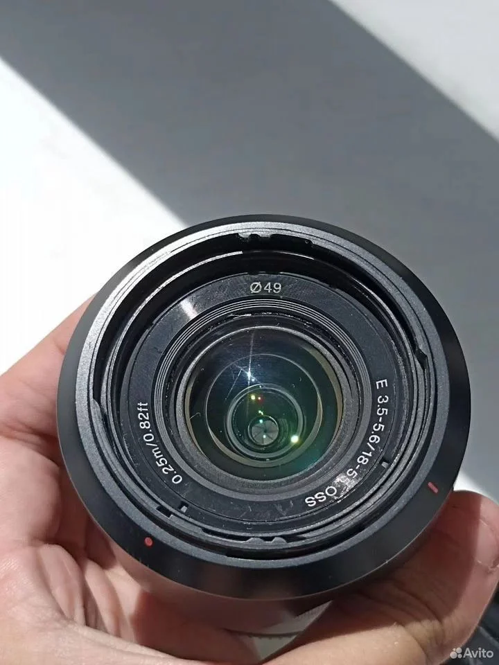 объектив Sony e 18-55mm SEL1855 - миниатюра 2