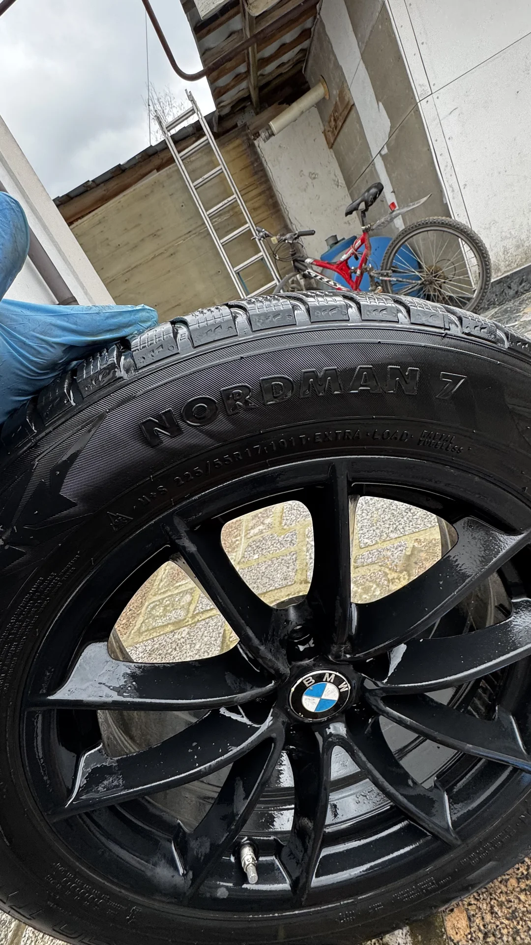 Диски с резиной bmw g30 r17 зимние - миниатюра 3