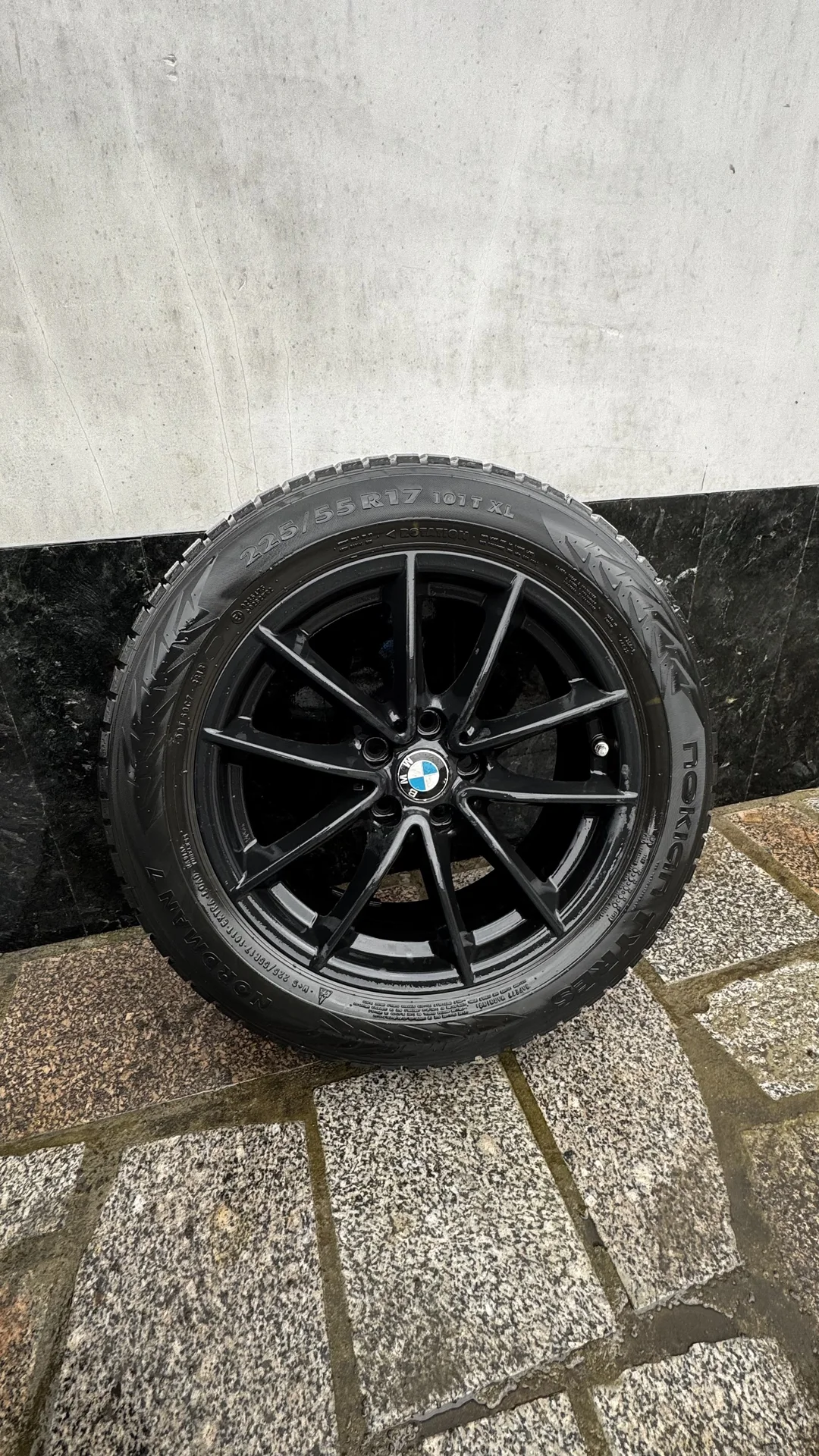 Диски с резиной bmw g30 r17 зимние - миниатюра 4