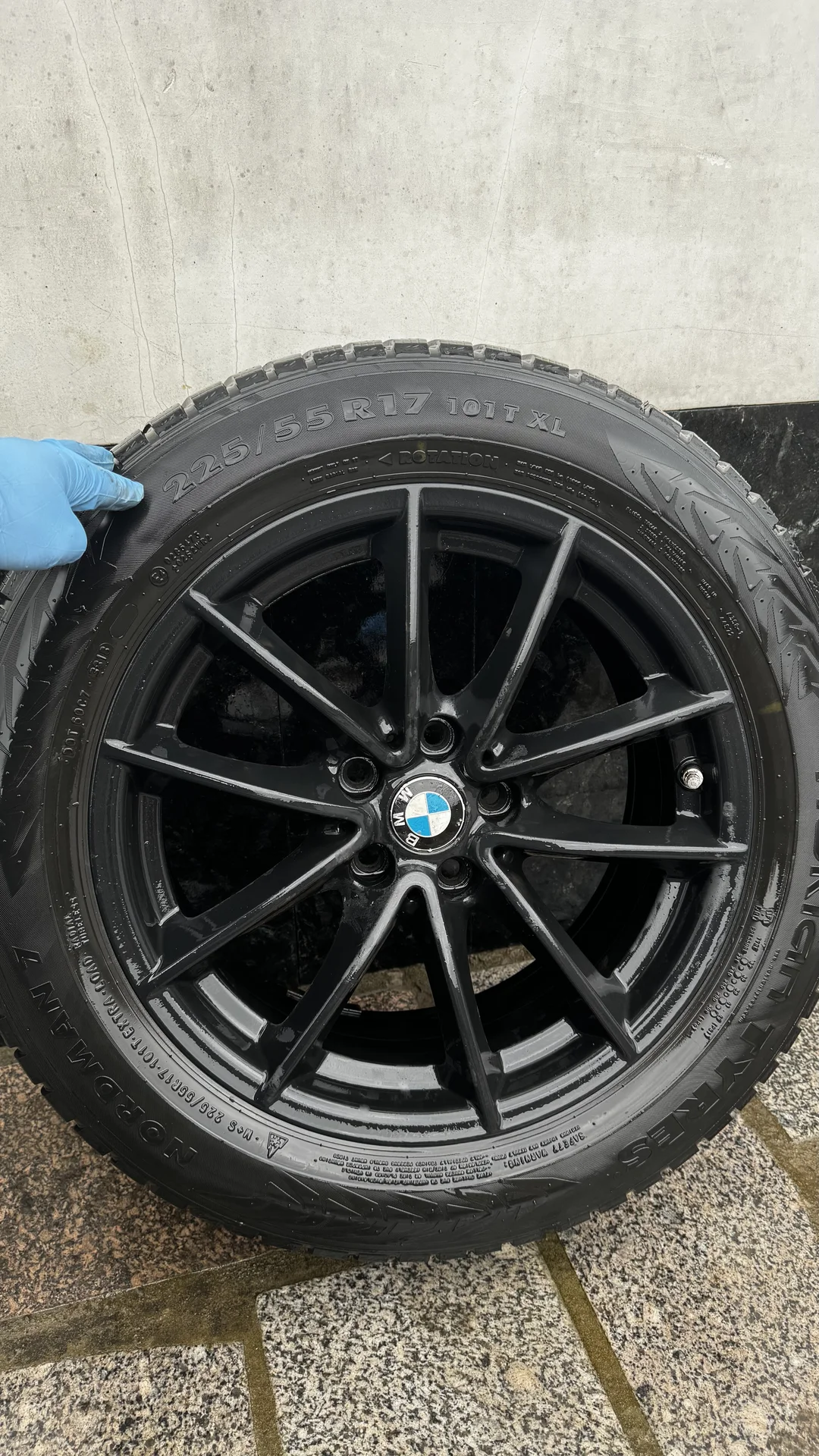 Диски с резиной bmw g30 r17 зимние - миниатюра 5