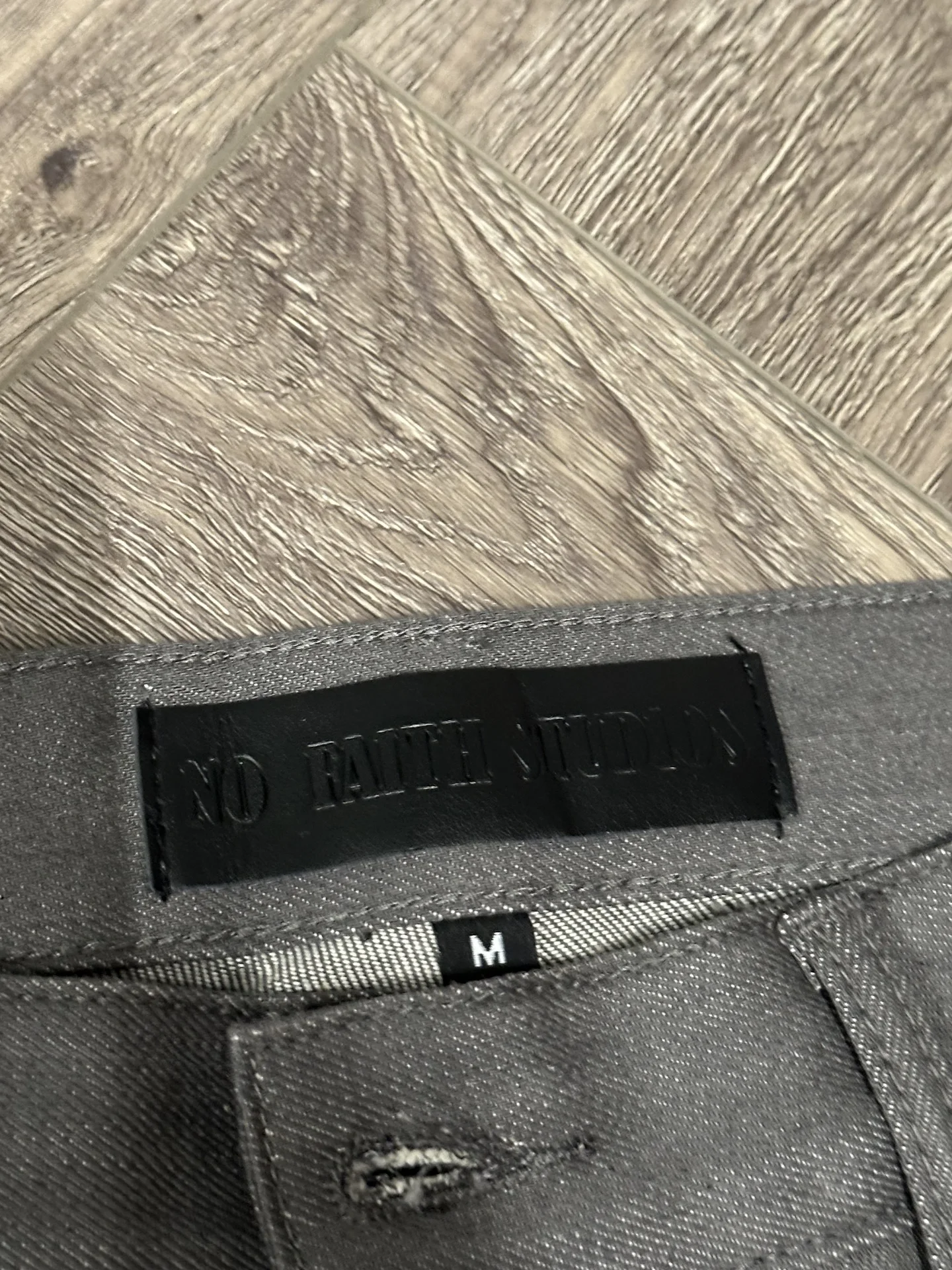 Оригинальные джинсы No Faith Studios Raw Denim Jap - миниатюра 4