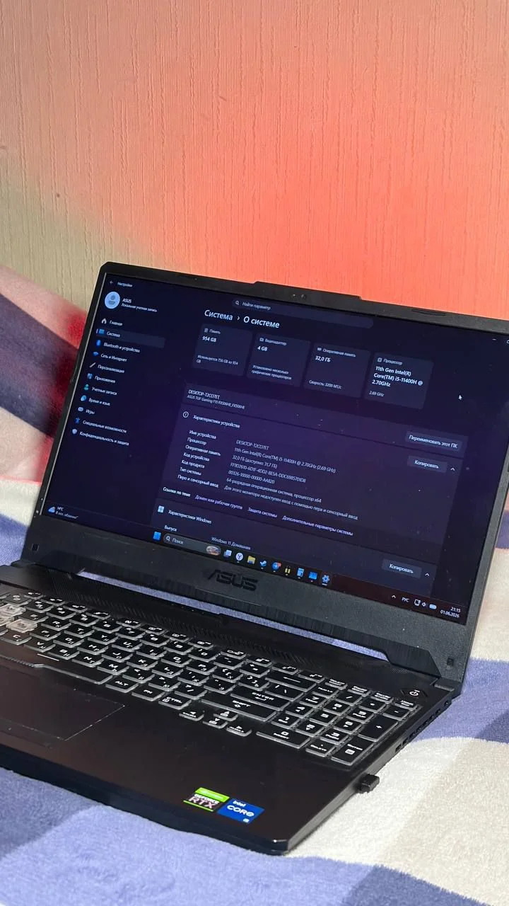 Ноутбук Asus Tuf Gaming - изображение 1