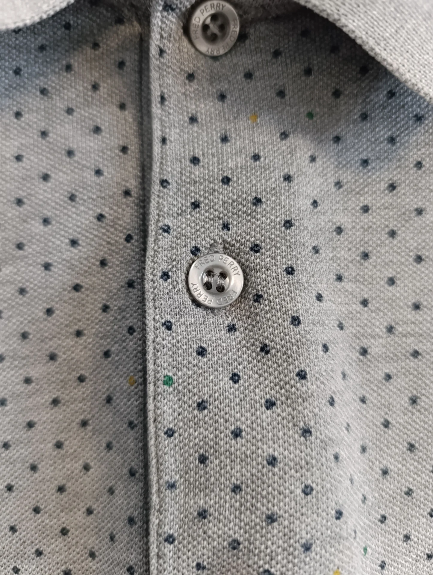 серое поло fred perry оригинал - миниатюра 2