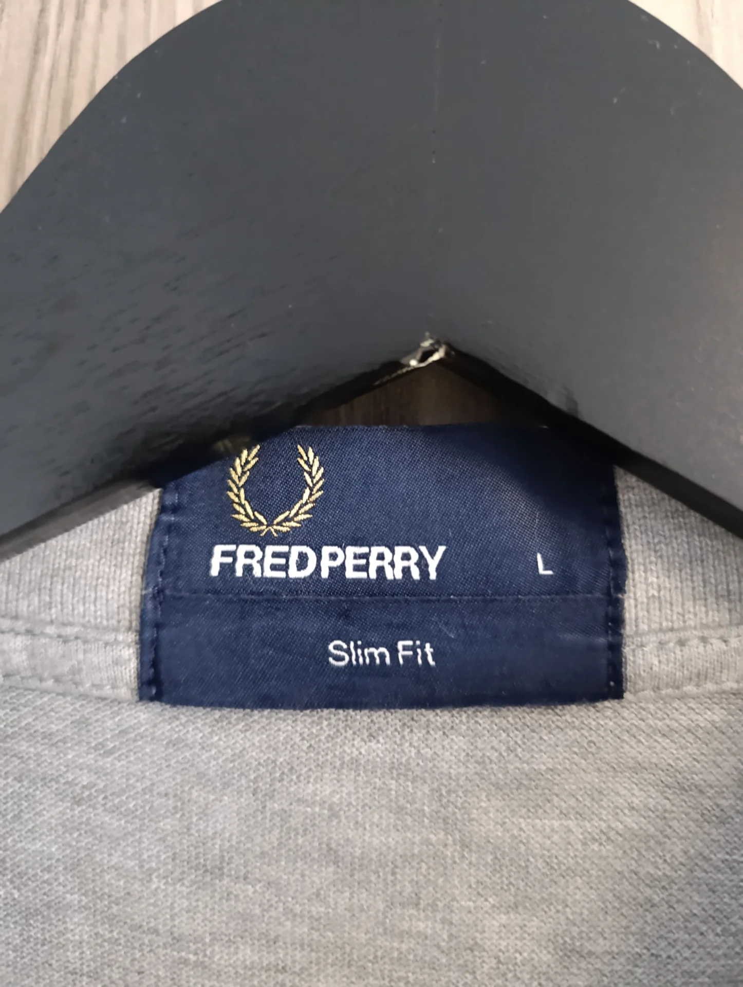 серое поло fred perry оригинал - миниатюра 3
