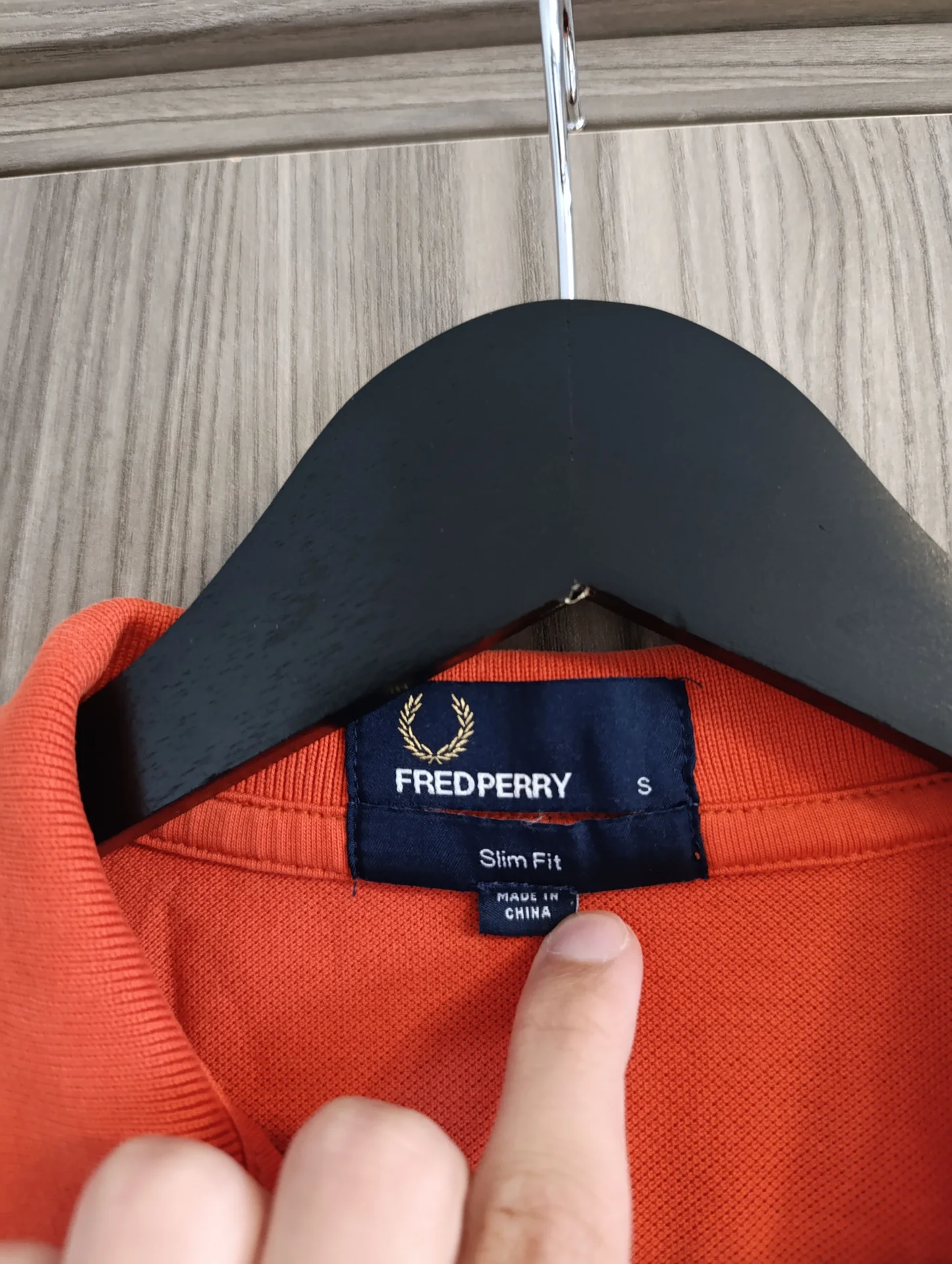 рыжее поло fred perry оригинальное - миниатюра 2