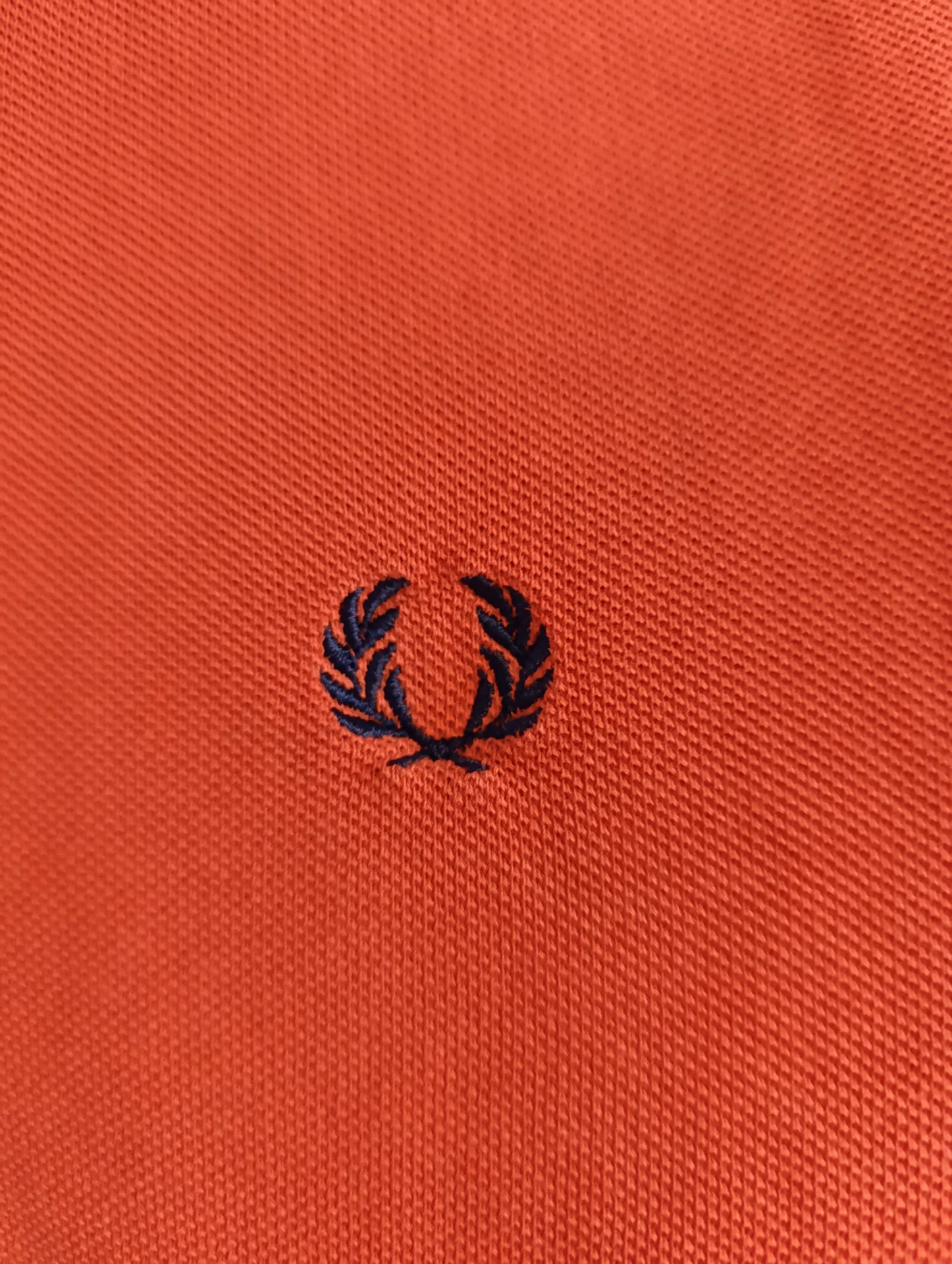 рыжее поло fred perry оригинальное - миниатюра 3