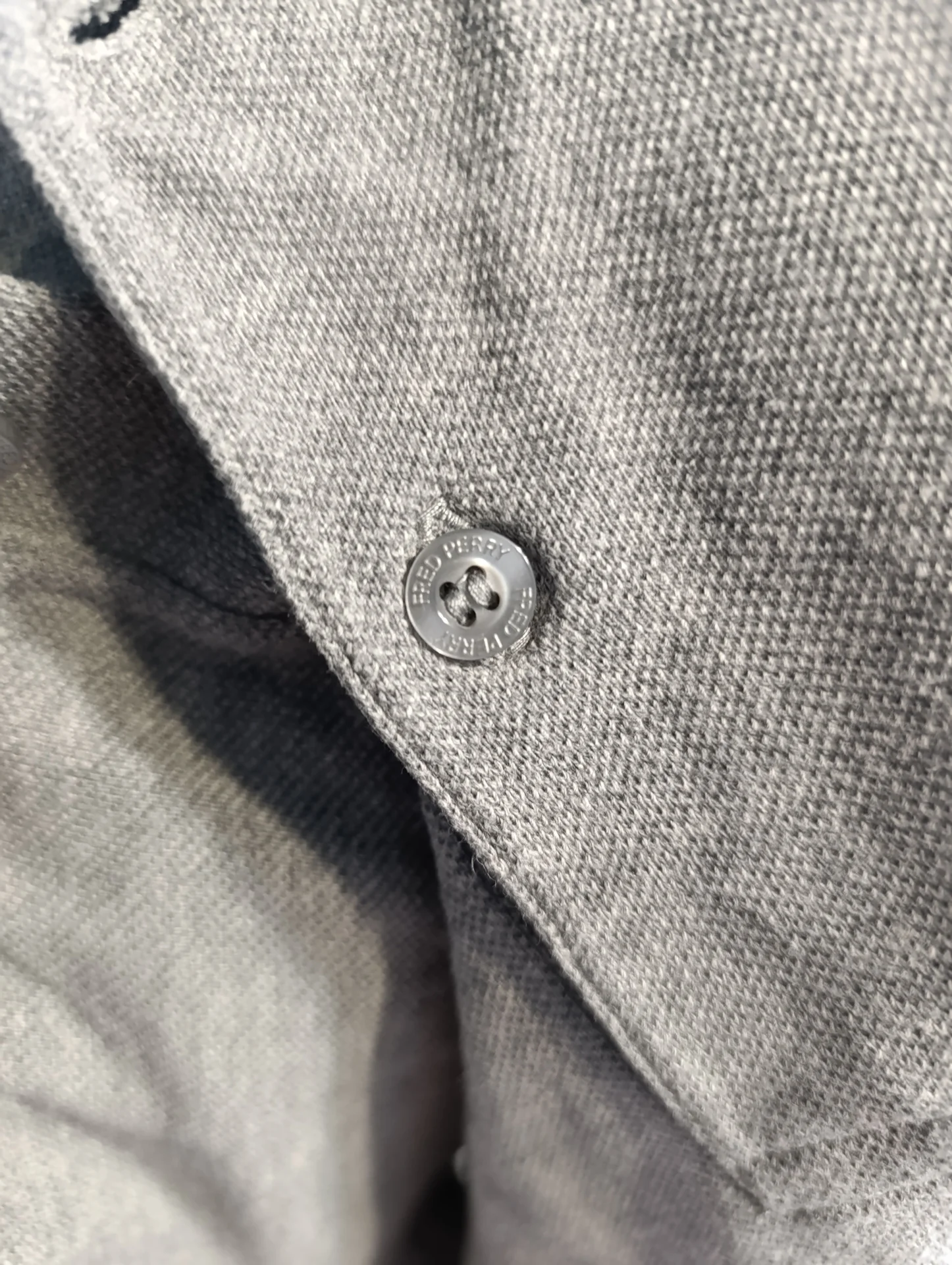 поло fred perry серое оригинальное - миниатюра 8