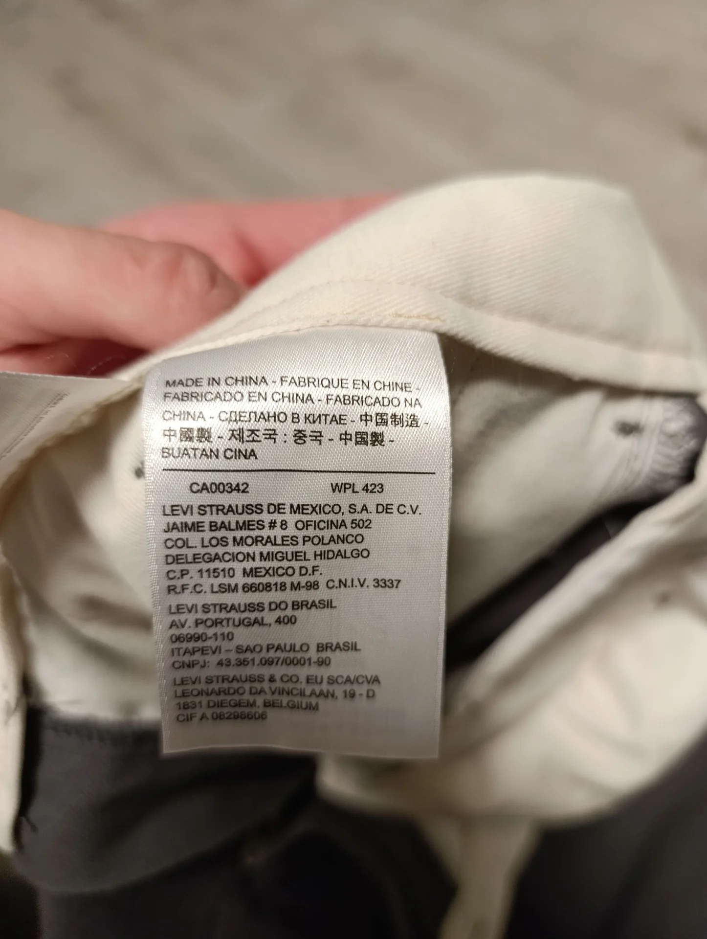 Штаны Levis оригинальные - миниатюра 4