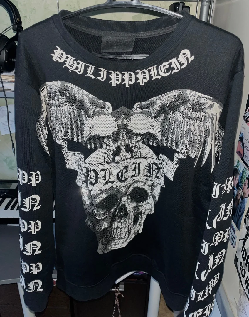 Philipp Plein свитшот архивный со стразами - изображение 1