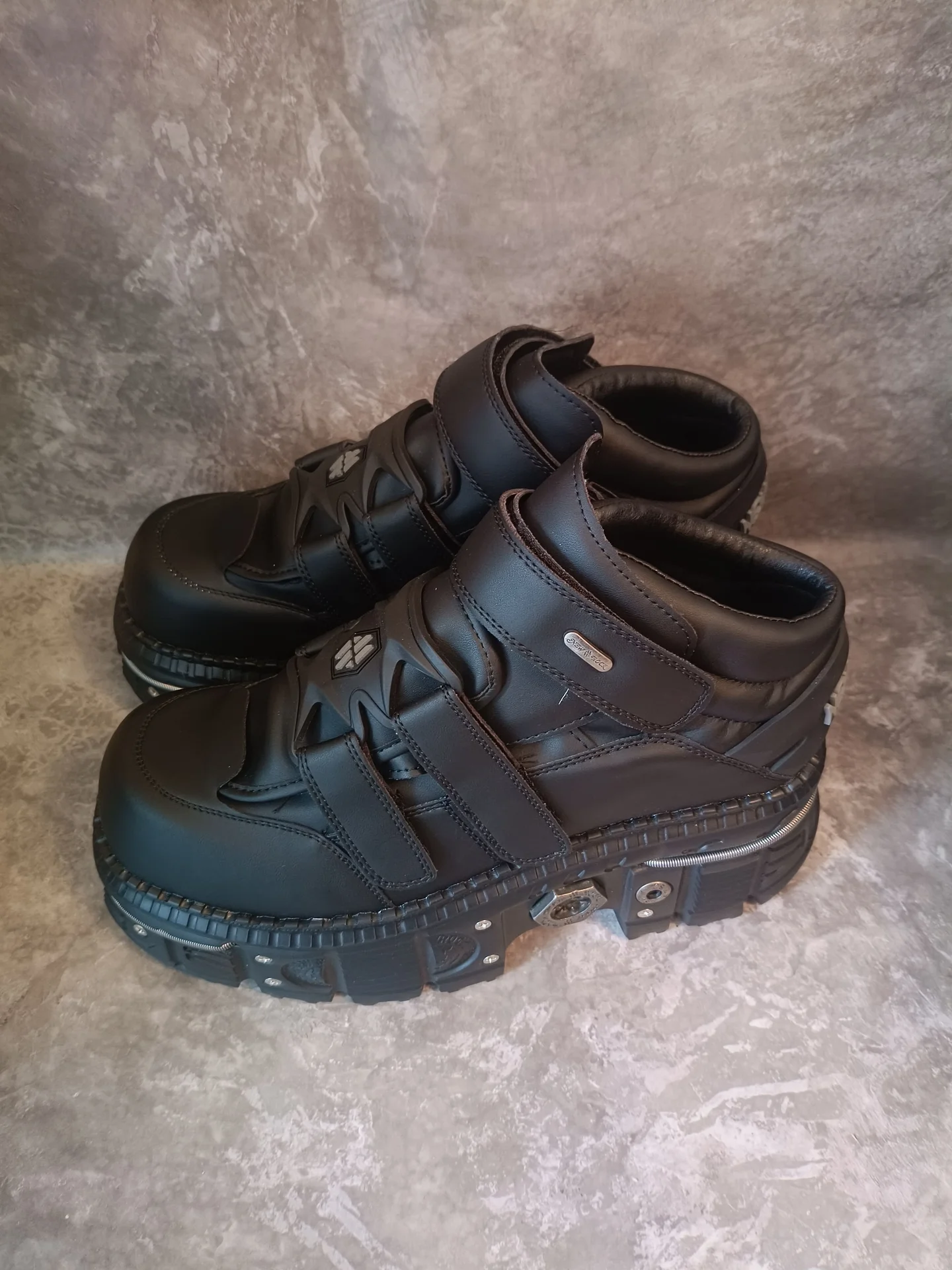Ботинки new rock 36-45 чёрные - миниатюра 4