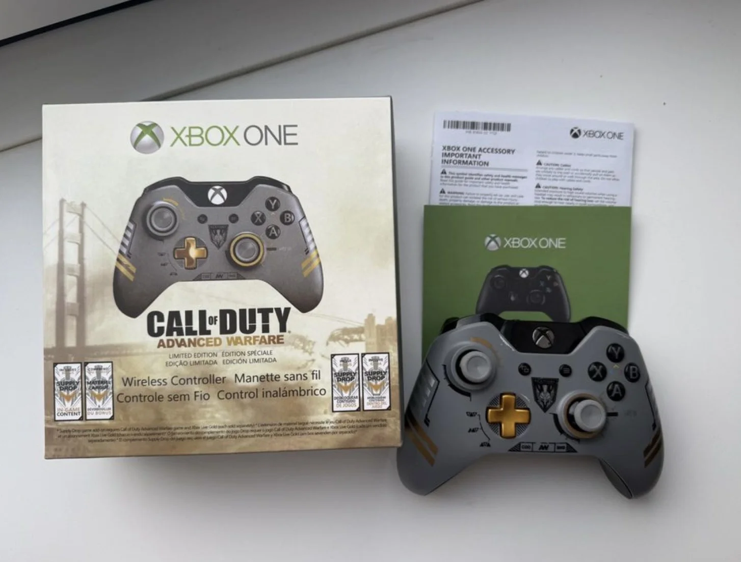 Контроллер xbox one Advanced Warfare - миниатюра 4