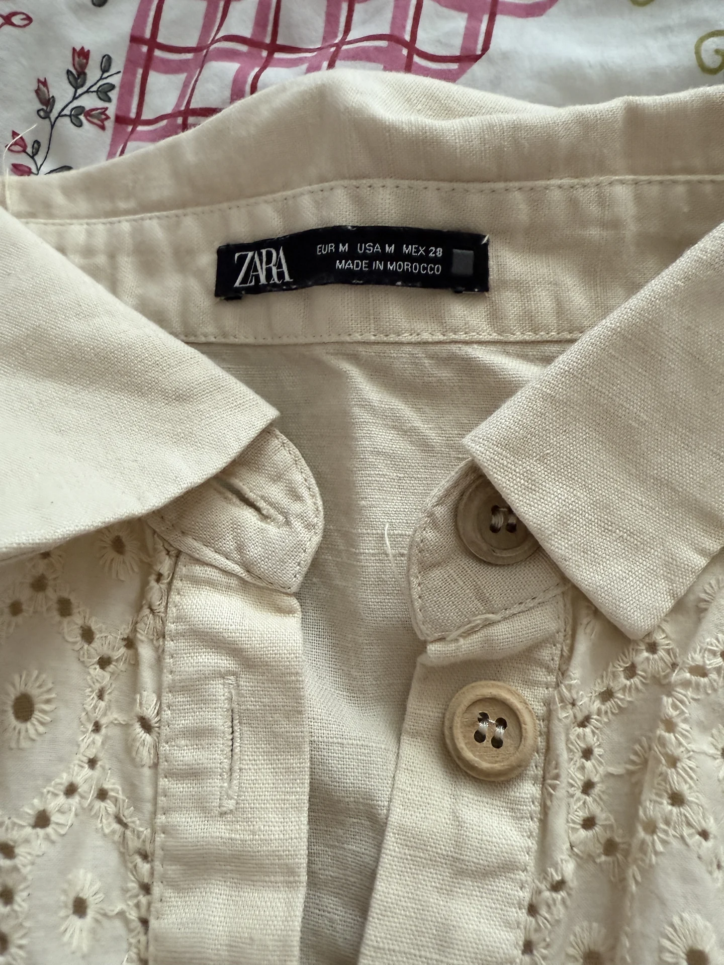 платье  рубашка льняное, Zara, M - миниатюра 2