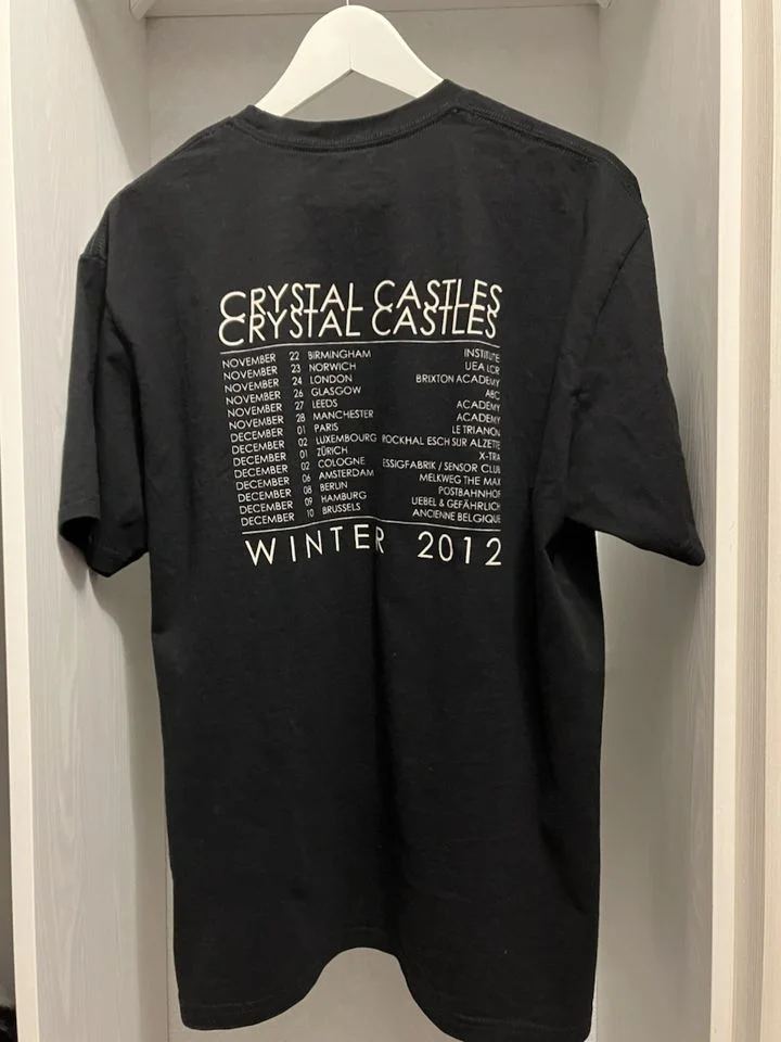 Rare Crystal Castles (III) Europe Tour T-Shirt - миниатюра 2