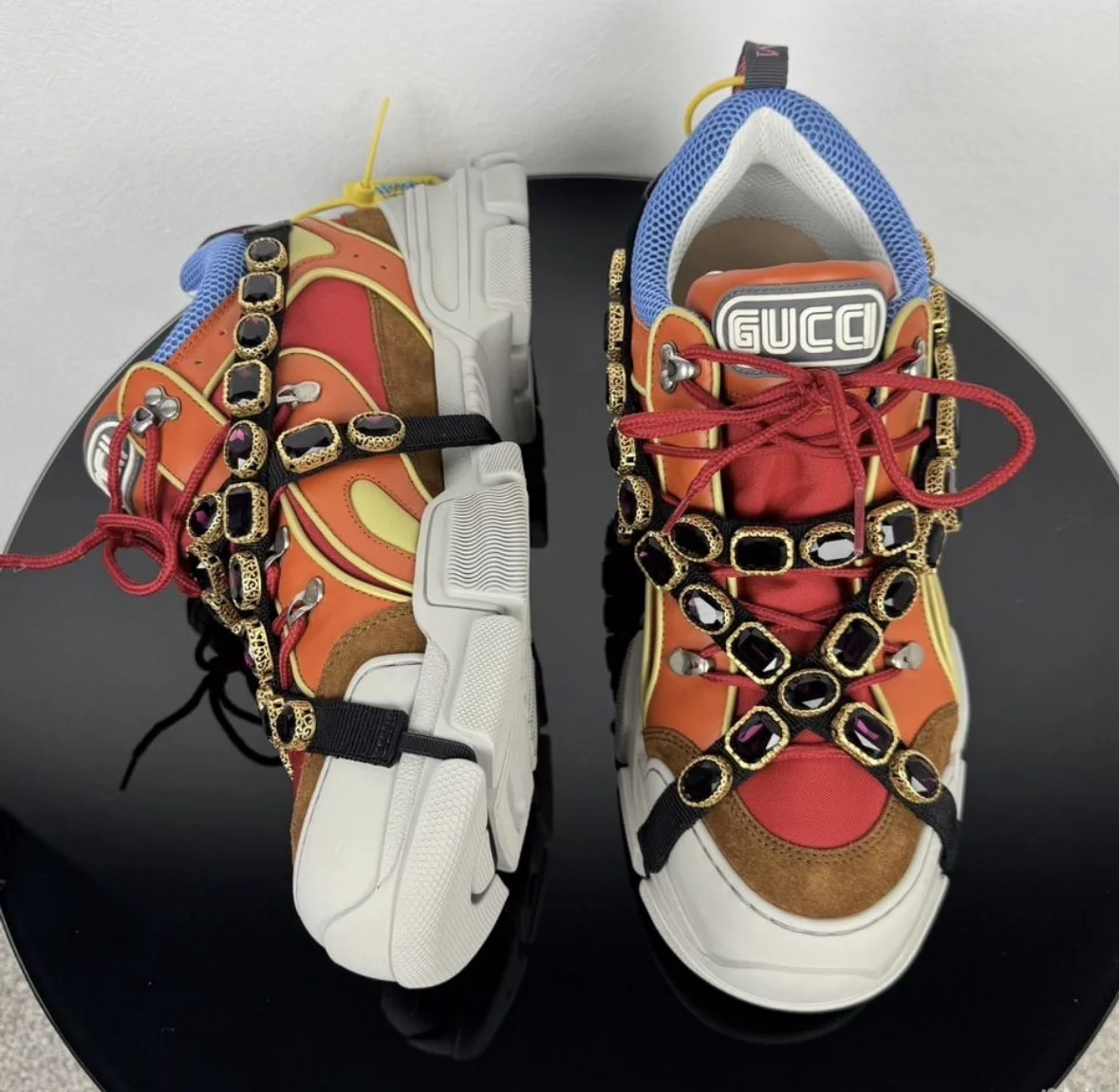 Кроссовки Gucci Flashtrek Crystals - миниатюра 2